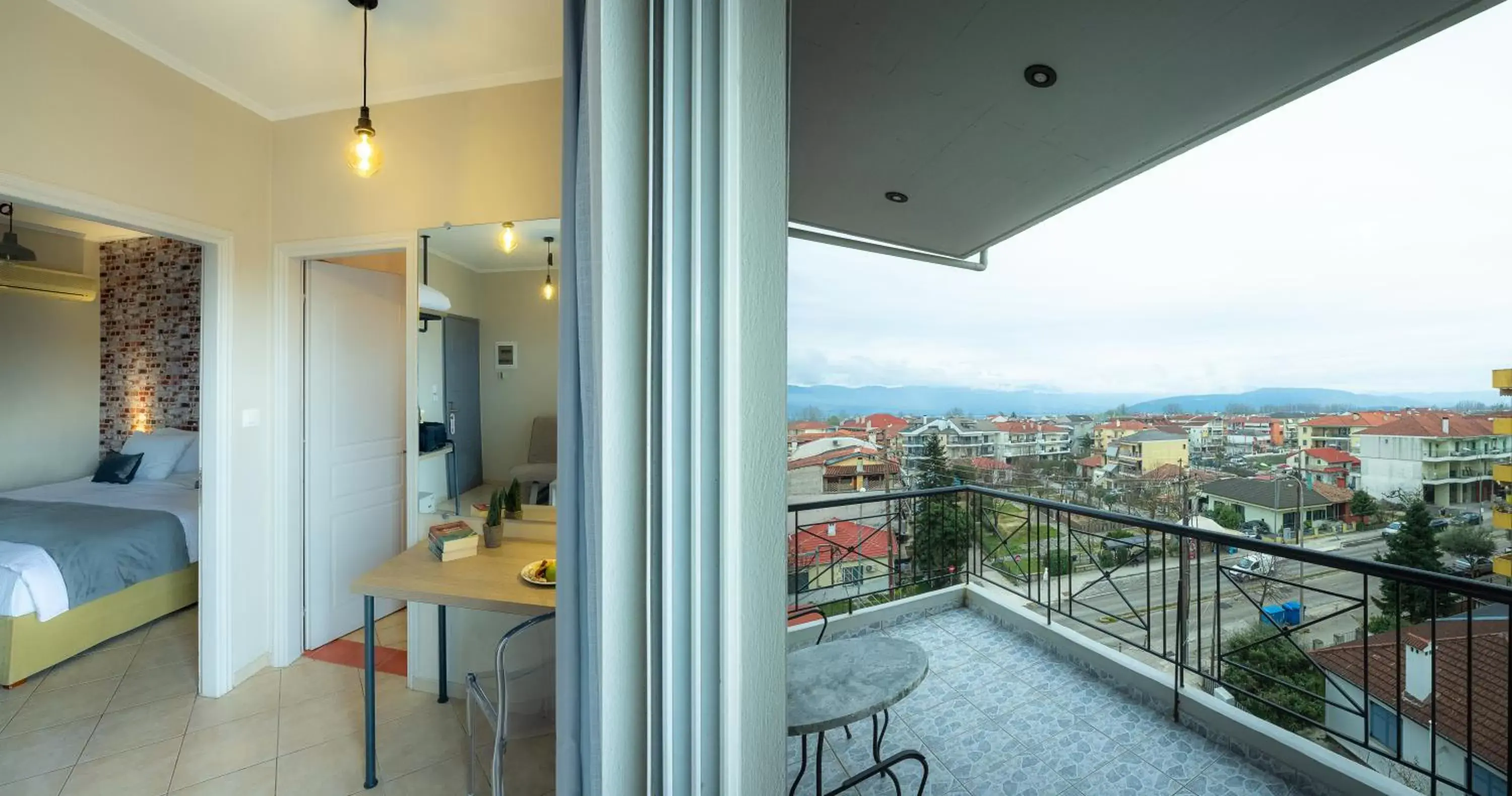Balcony/Terrace in Nantin Hotel Ioannina