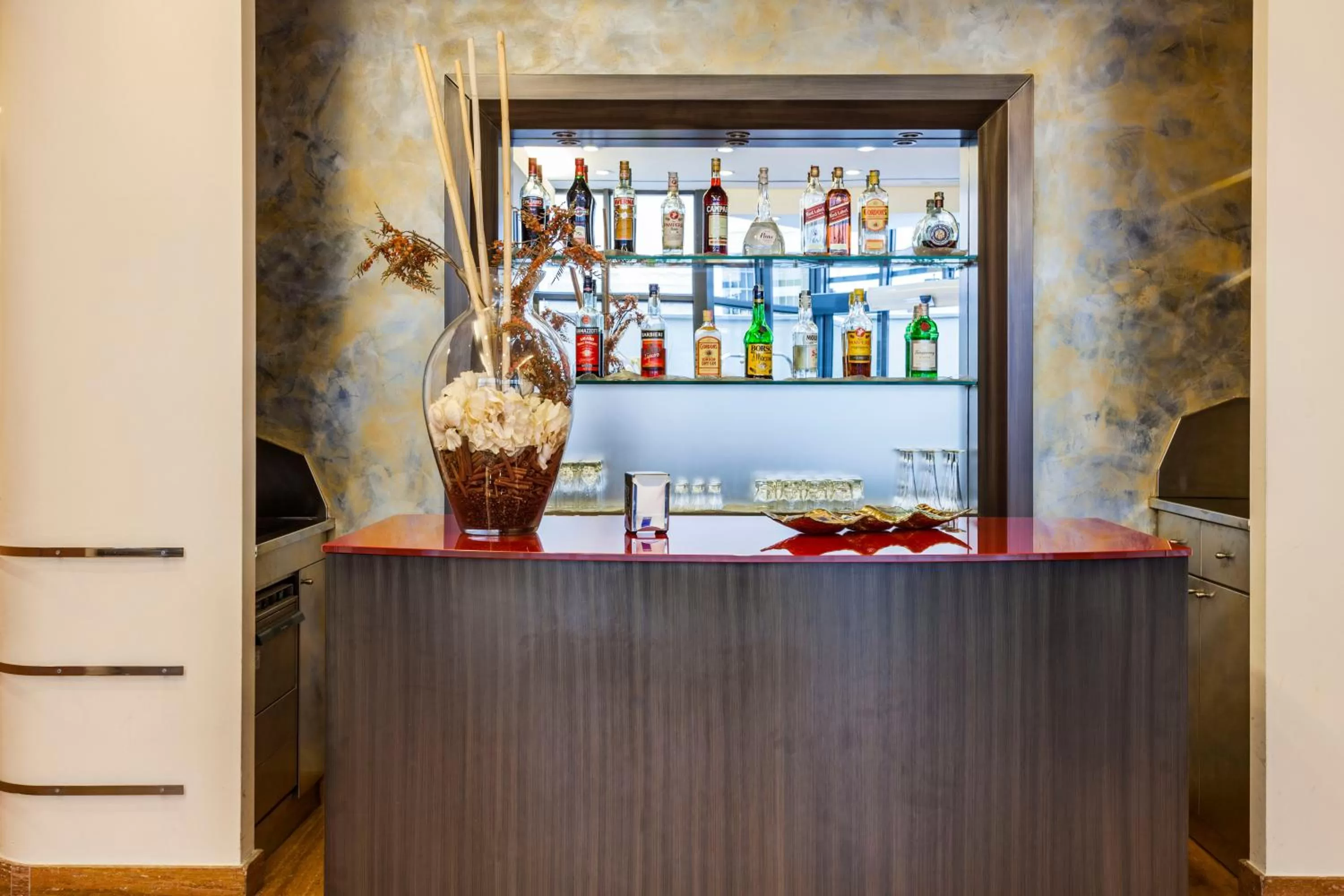 Lounge or bar in Hotel Des Etrangers