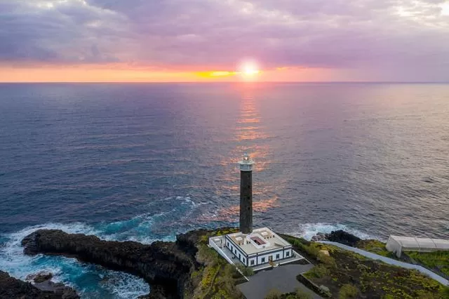Bird's eye view in Lighthouse on La Palma Island