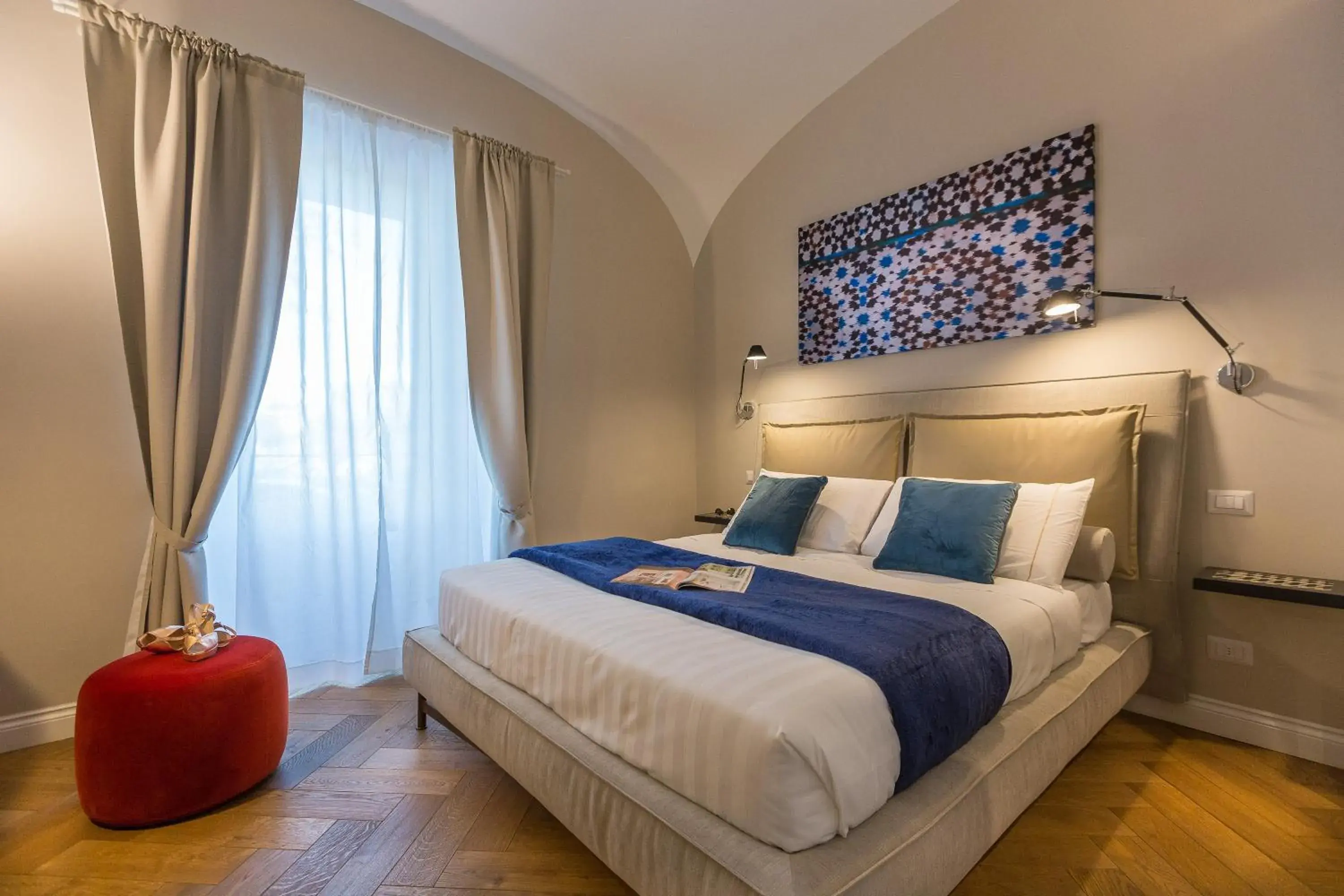 Bed in Palazzo Baj in Trastevere