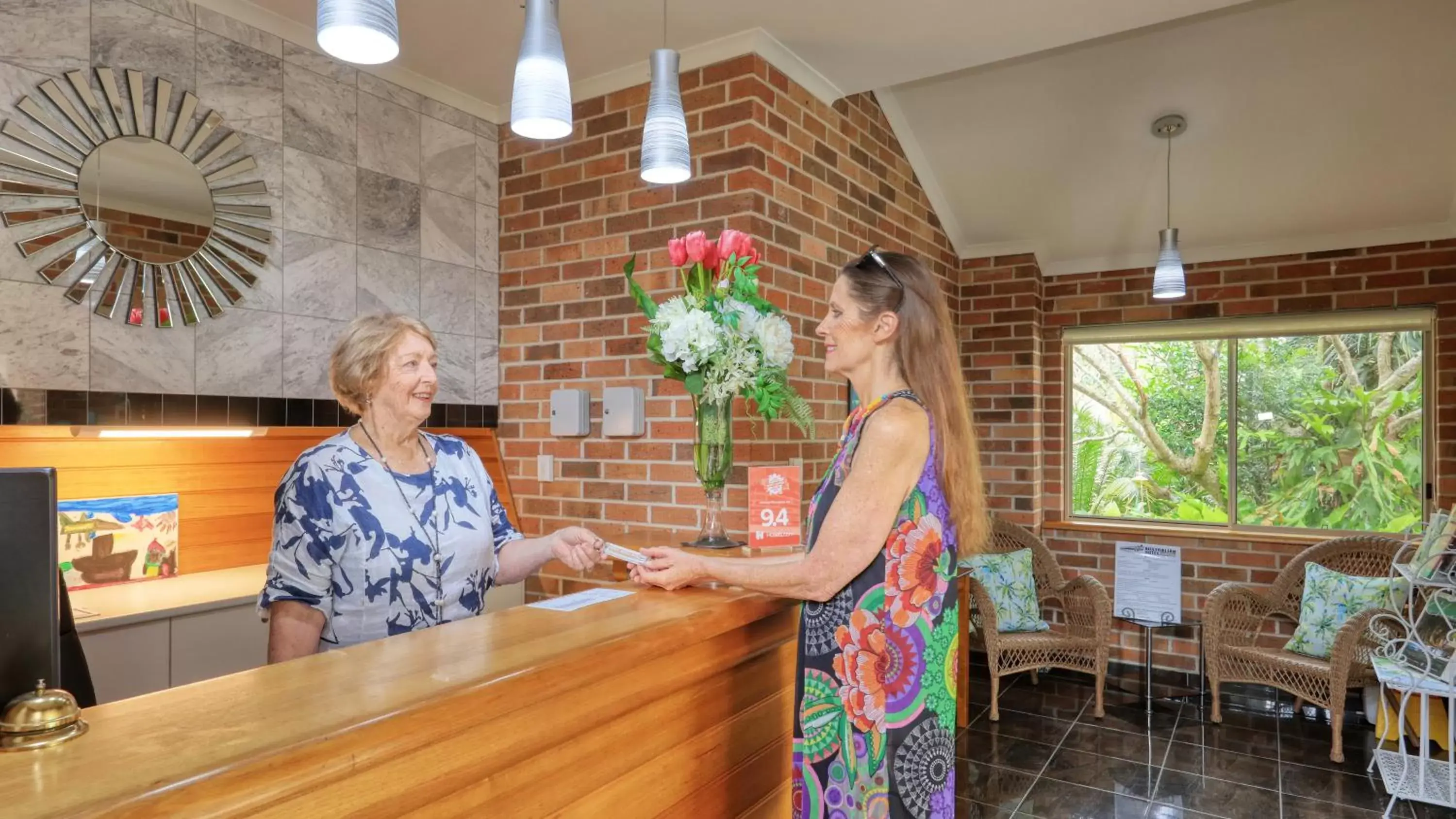 Lobby or reception in Heritage River Motor Inn