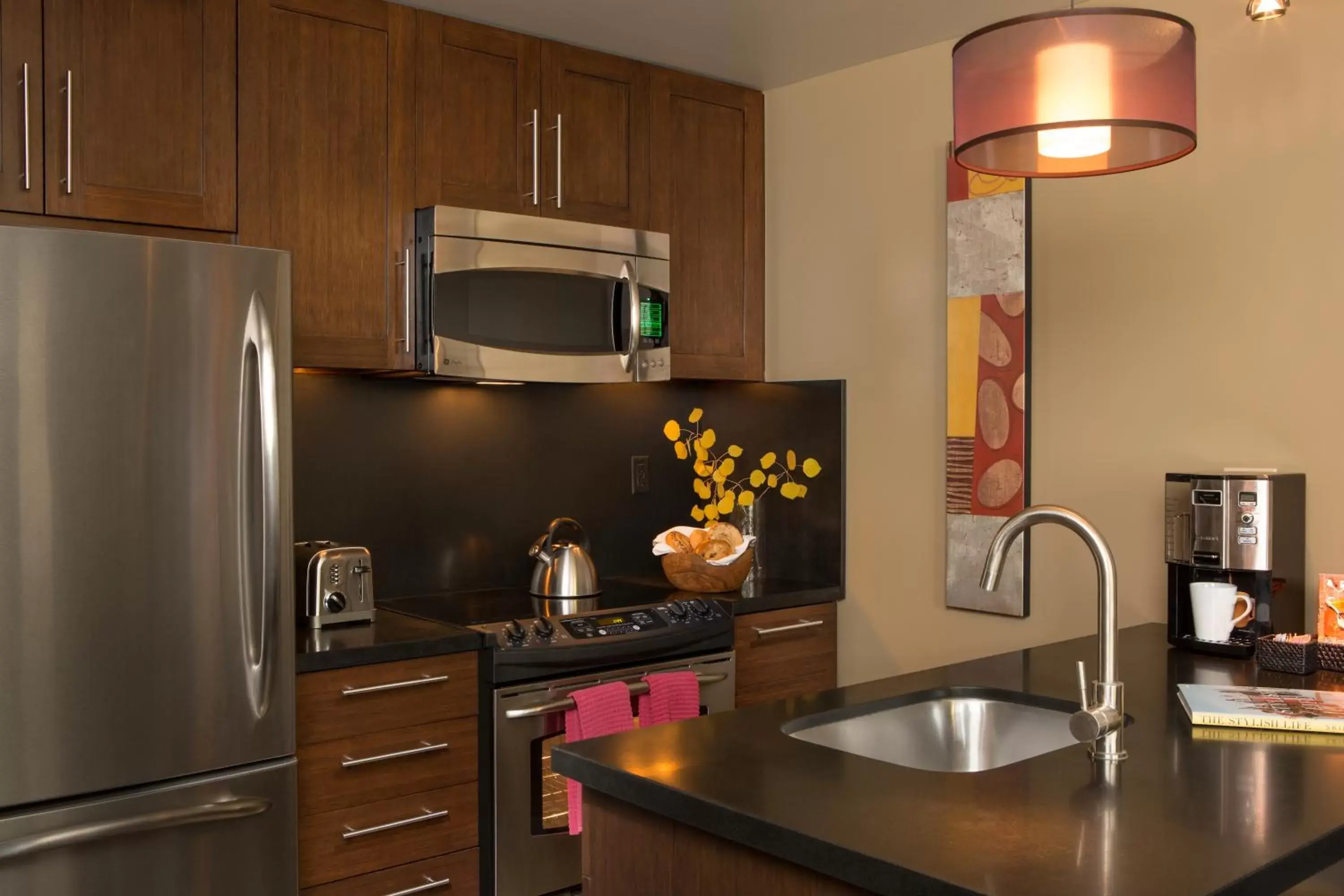 Kitchen or kitchenette, Kitchen/Kitchenette in Hotel Terra Jackson Hole, a Noble House Resort