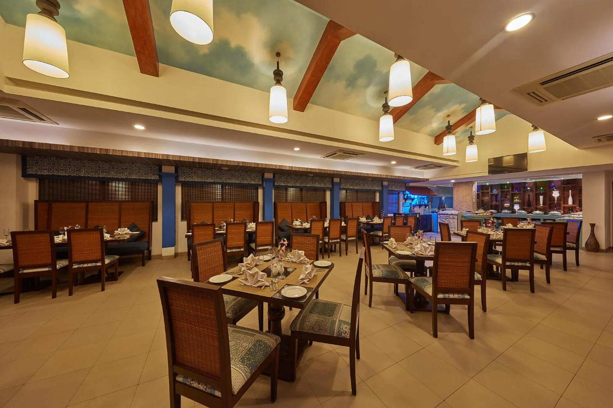 Restaurant/places to eat in Royal Orchid Beach Resort & Spa, Utorda Beach Goa
