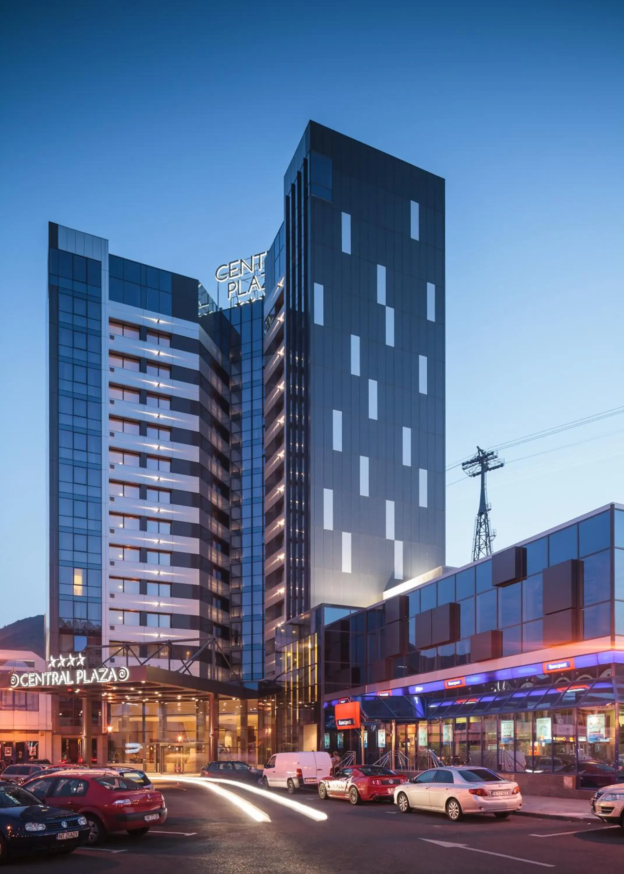Facade/entrance in Central Plaza Hotel Facade/entrance in Central Plaza Hotel