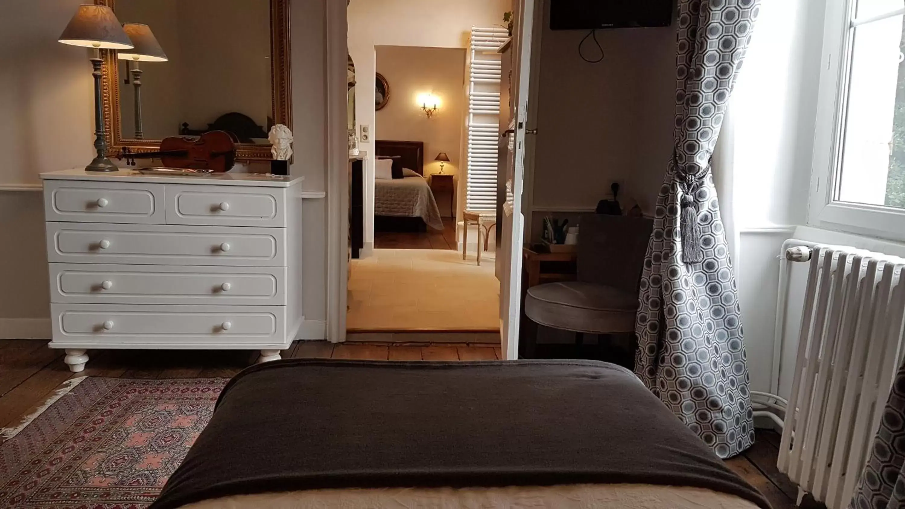 Bedroom, Bed in Le Manoir de la Bigotière