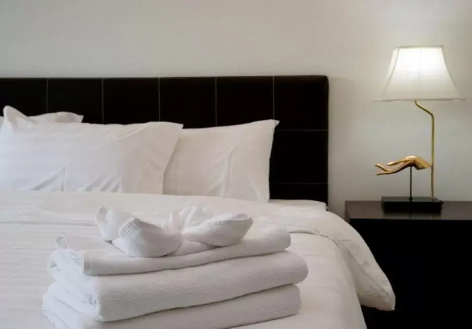 Bed in soi2inn Bed in soi2inn