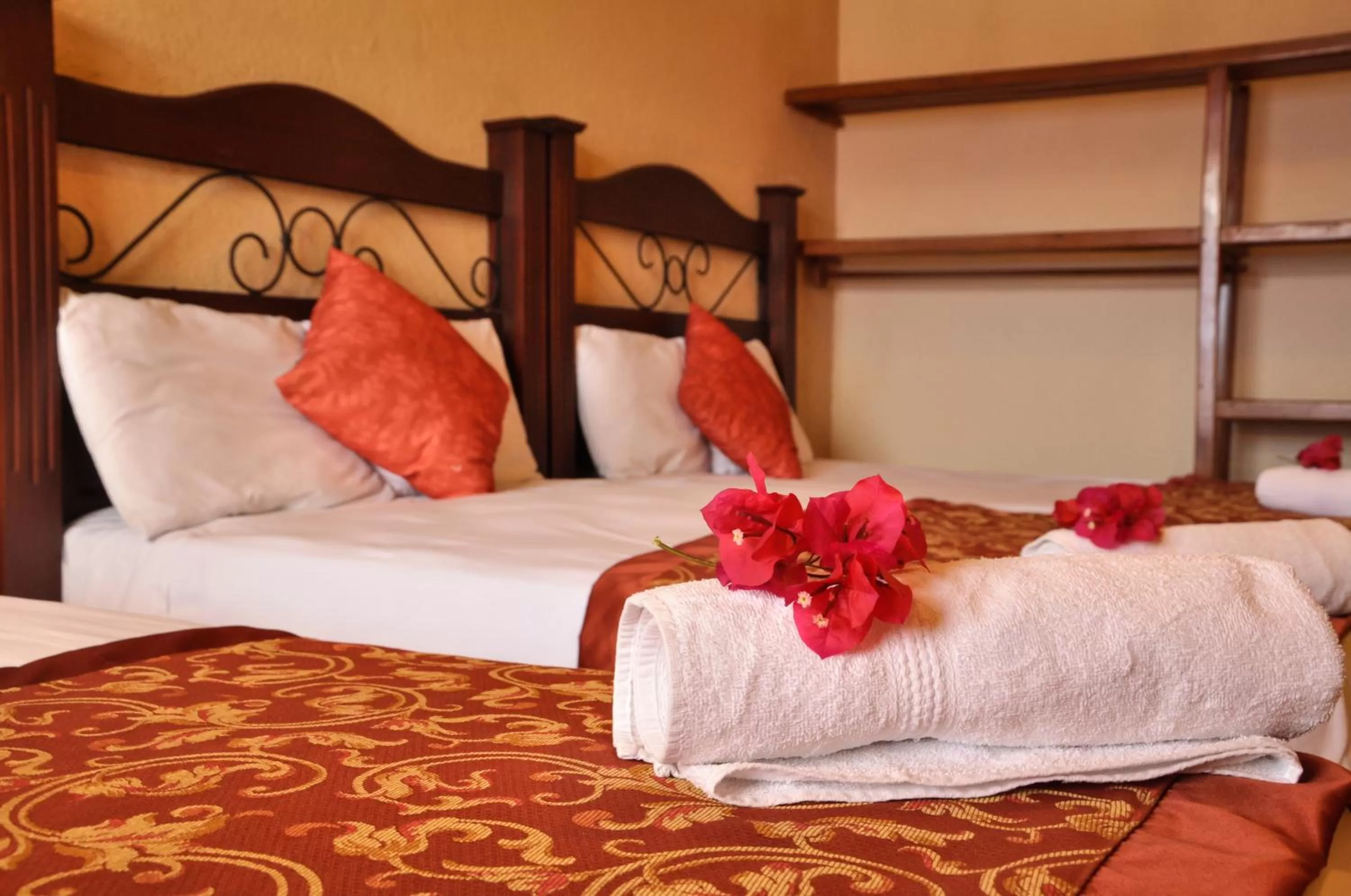 Bed in Hotel Quinta Maya