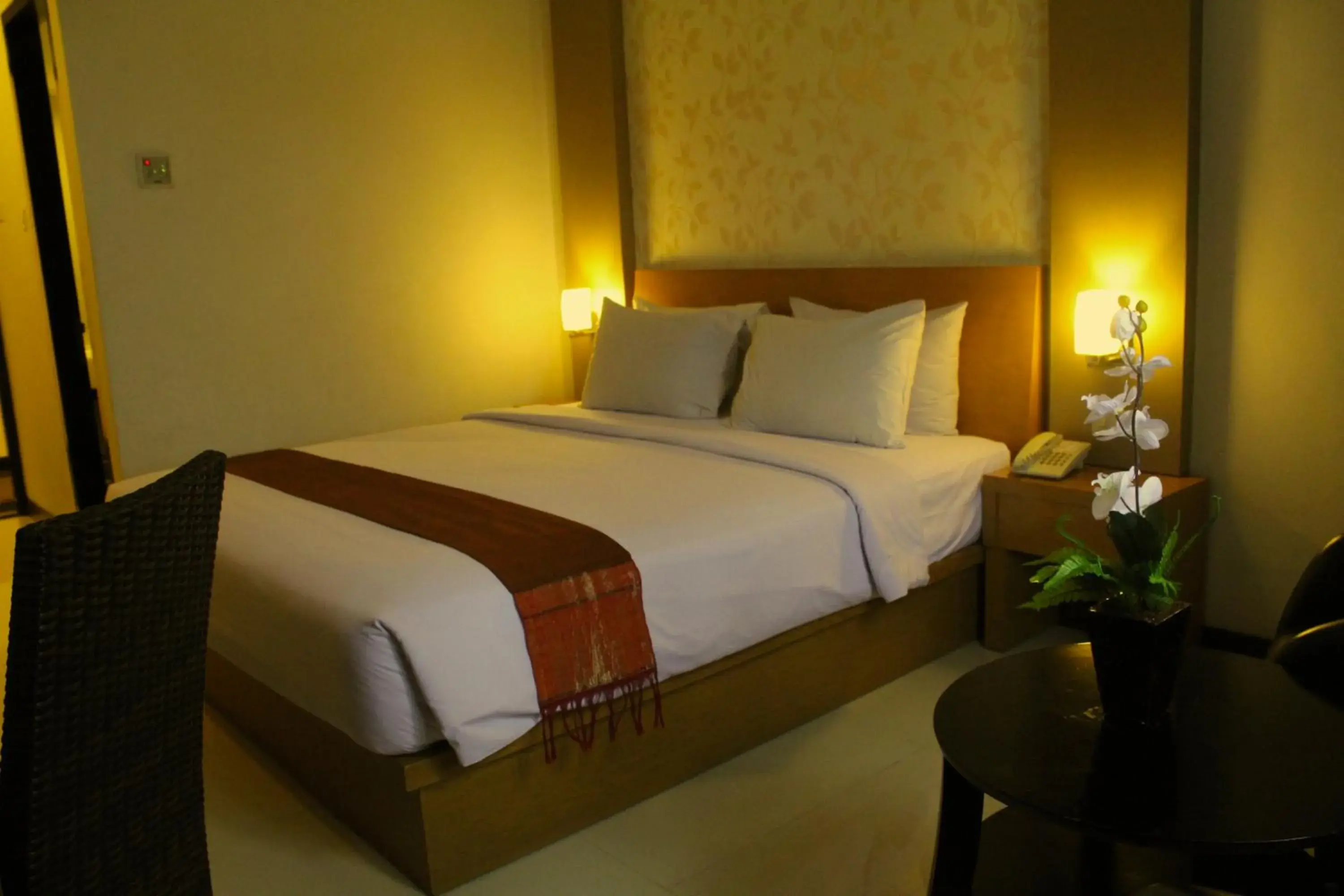 Bed in Drego Hotel Pekanbaru