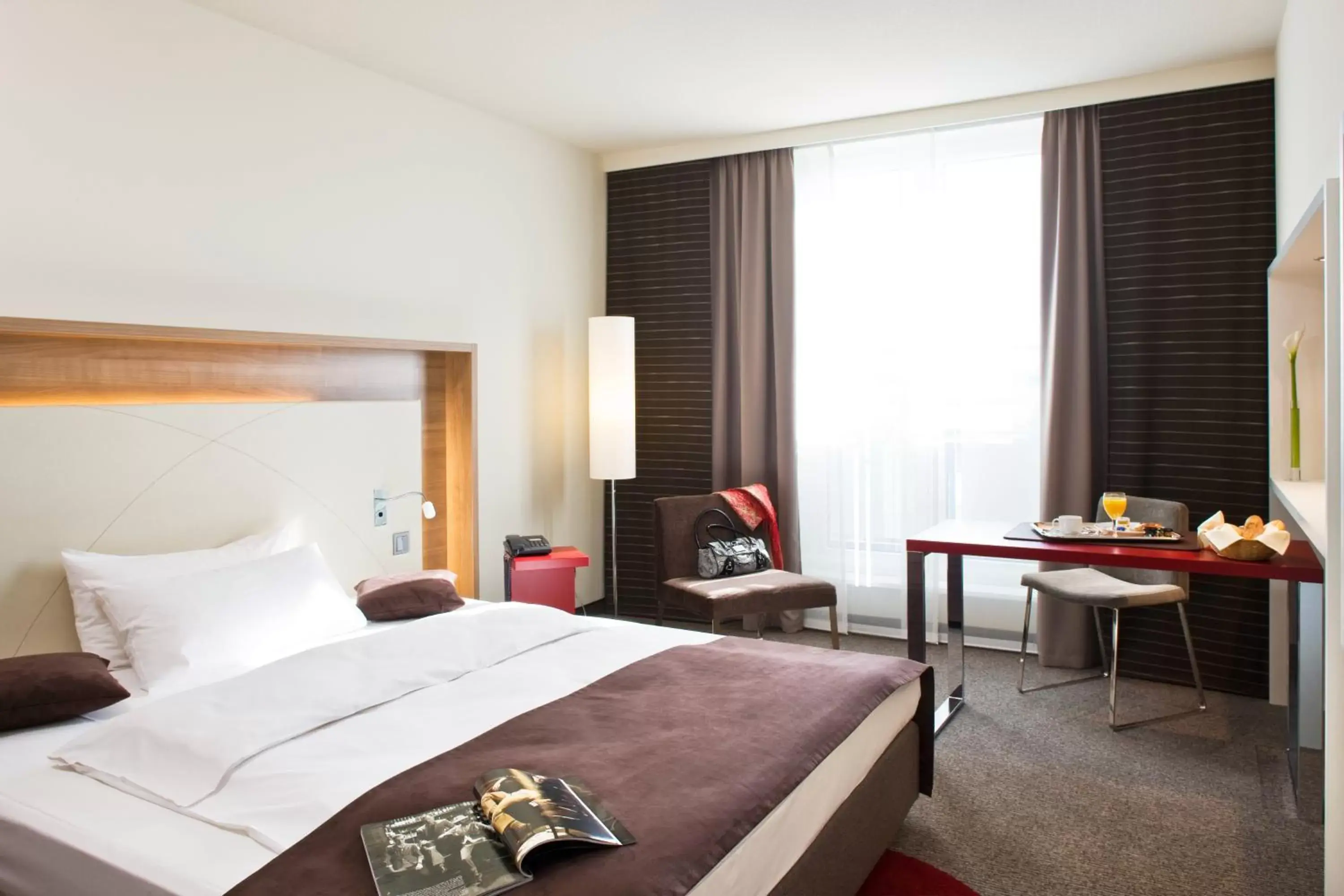 Bed in Mercure Hotel Stuttgart Airport Messe