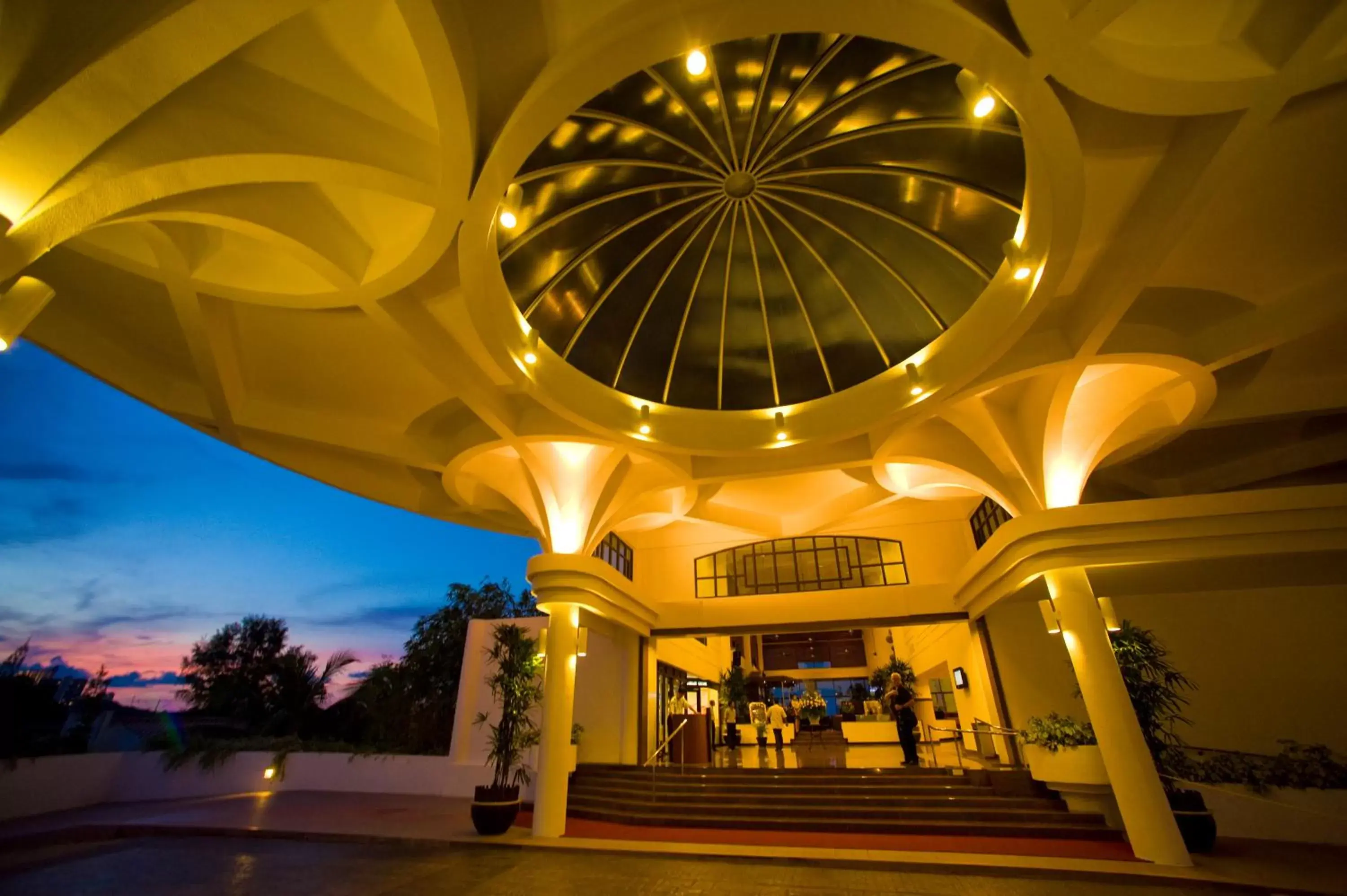 Facade/entrance in Flamingo Hotel by the Beach, Penang
