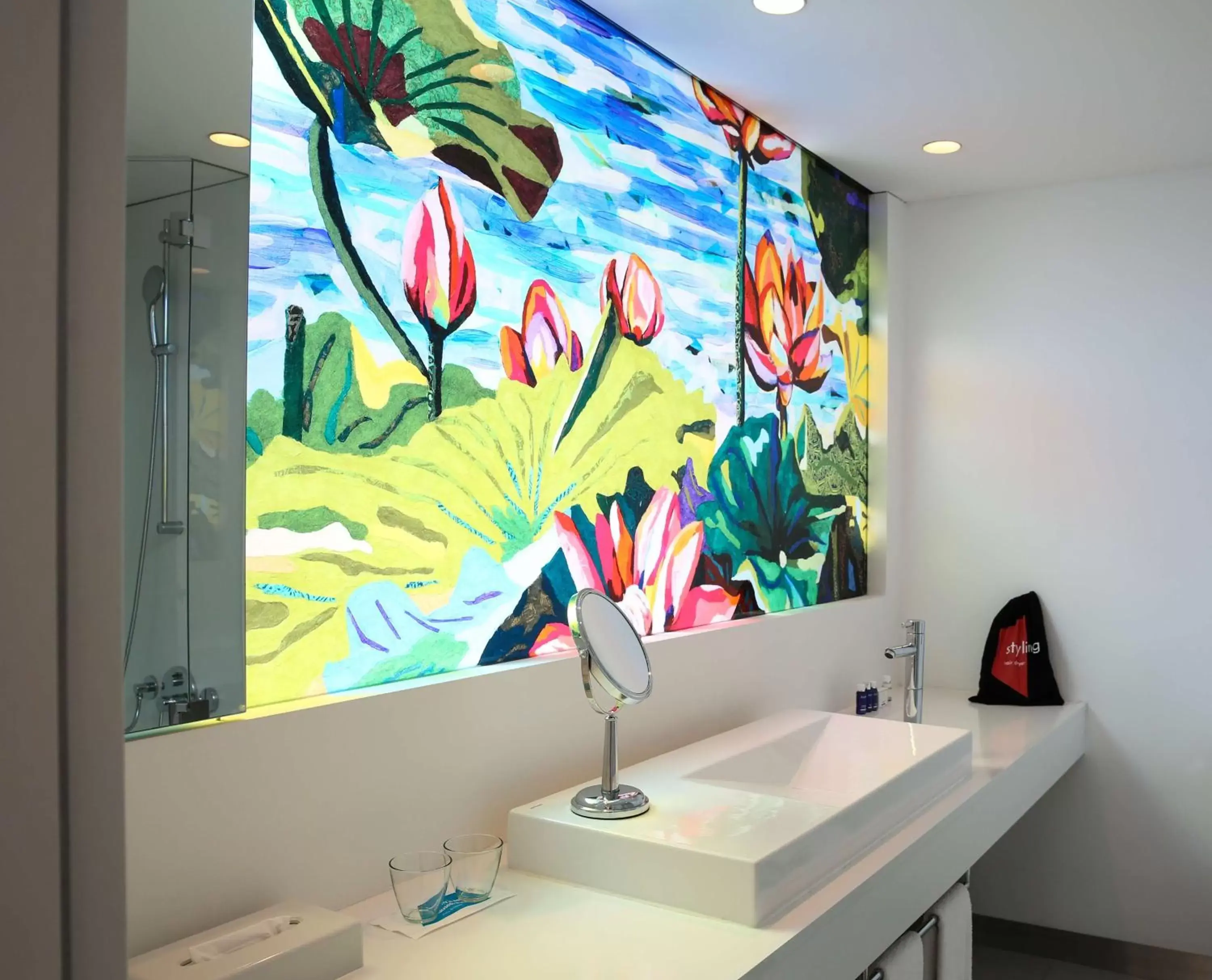 Photo of the whole room, Bathroom in art'otel cologne, Powered by Radisson Hotels