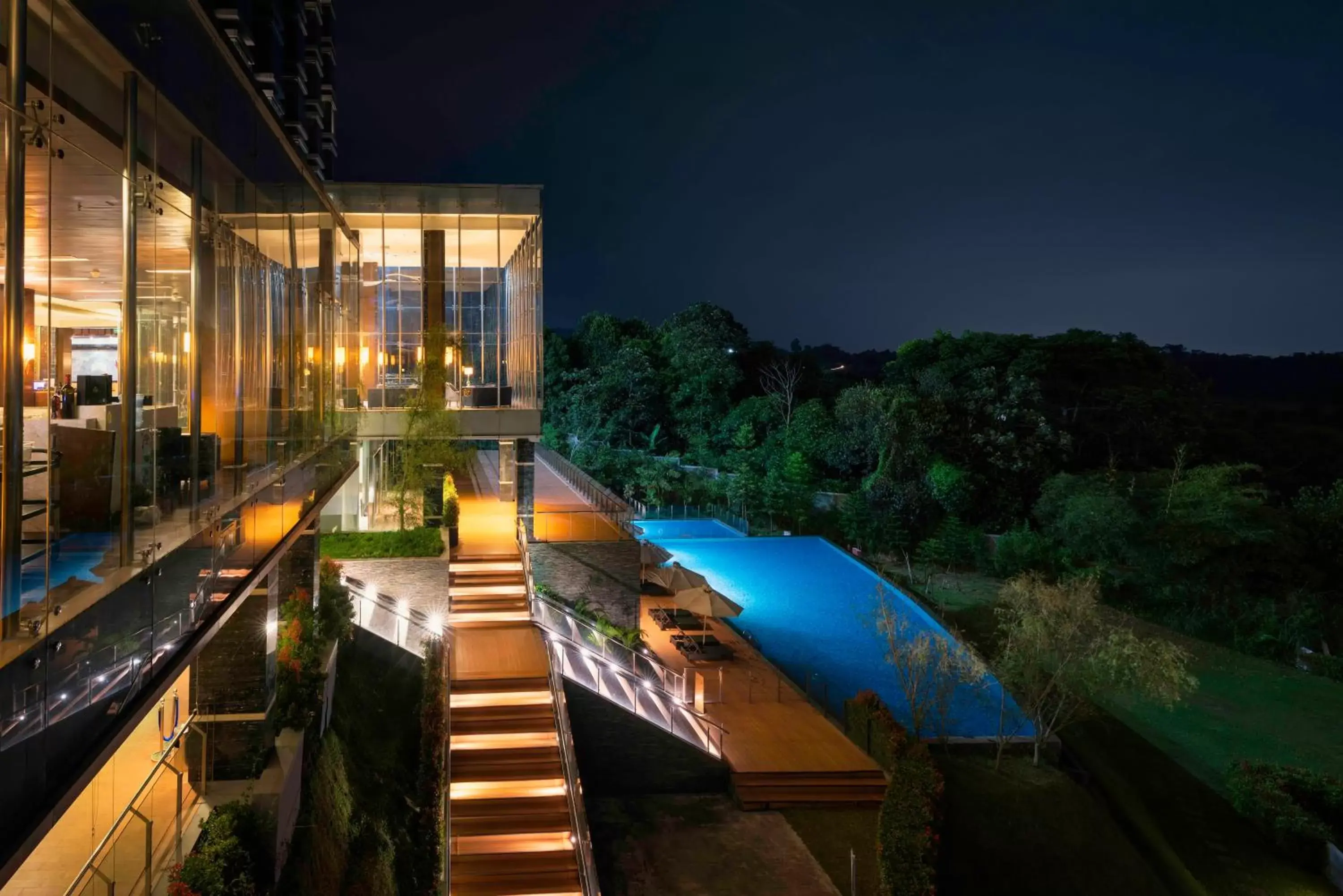 Night, Pool View in InterContinental Bandung Dago Pakar, an IHG Hotel