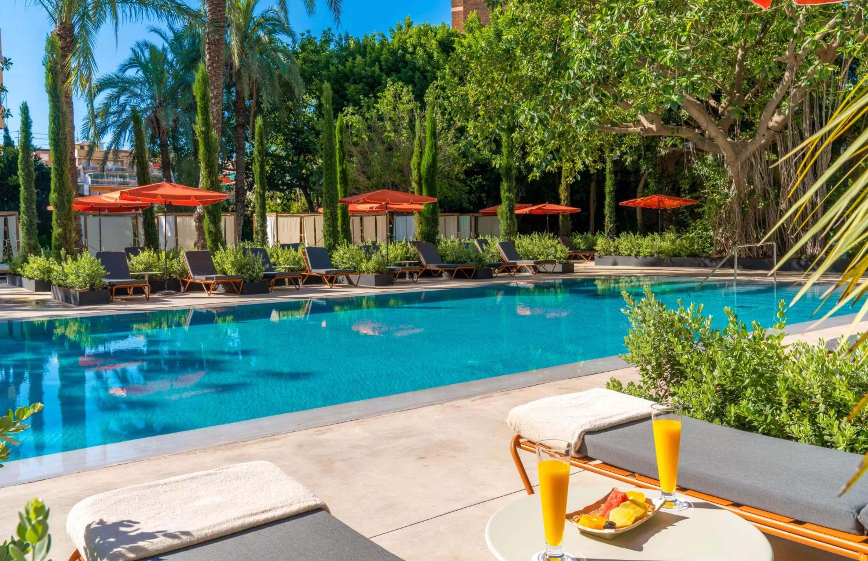 Pool view in Mercure Benidorm