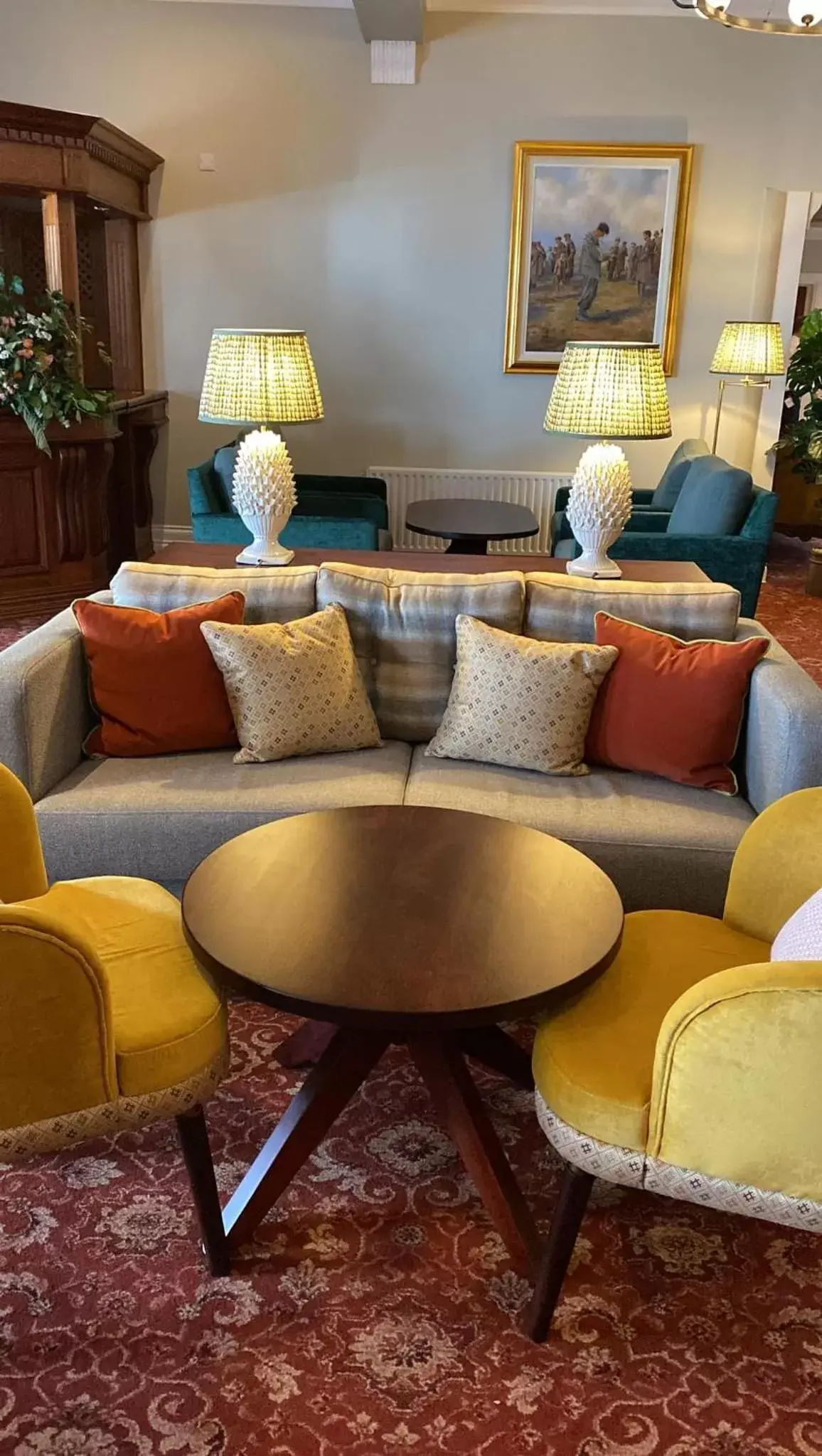 Seating Area in An Chúirt Hotel, Gweedore, Donegal