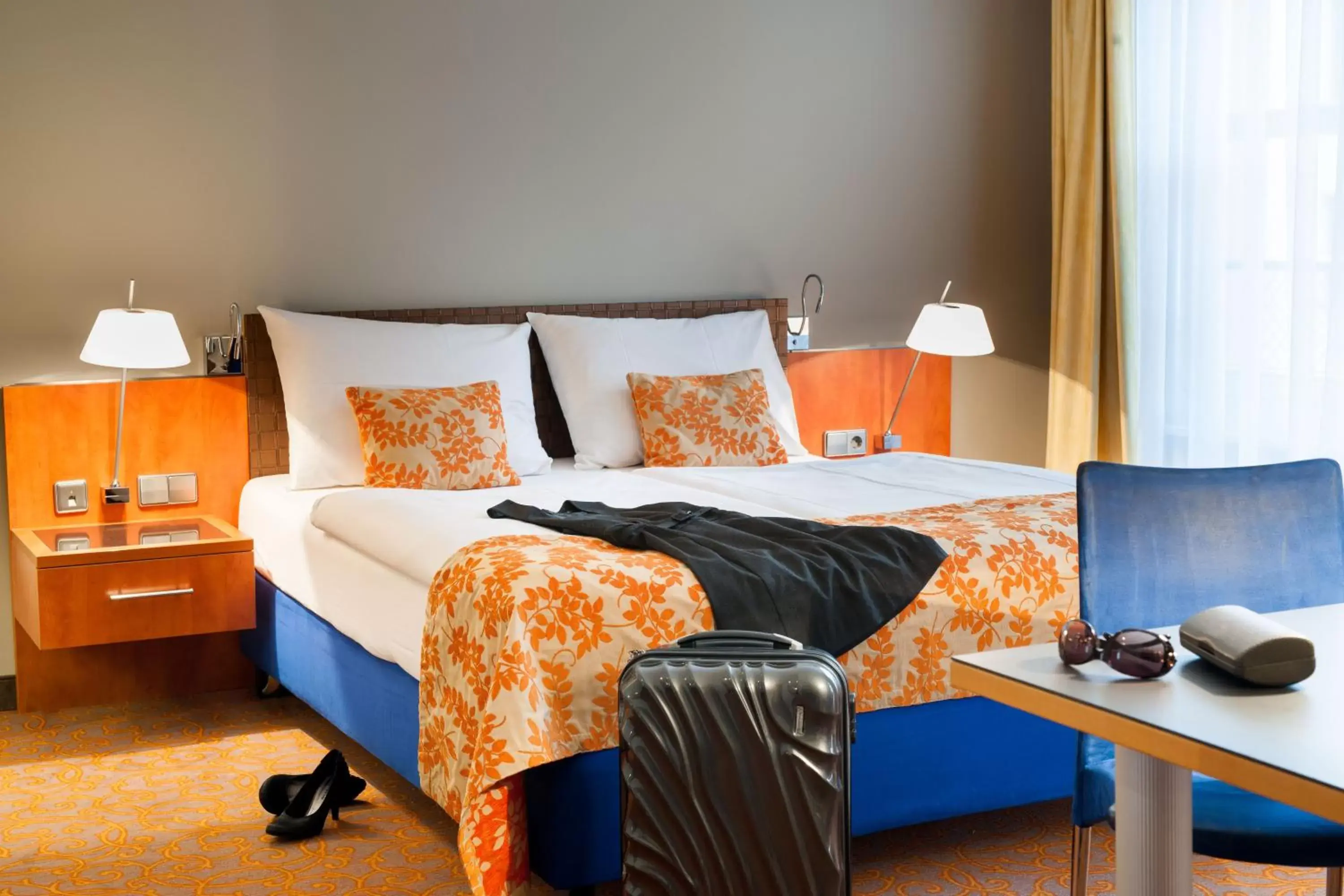 Bed in Mercure Hotel & Residenz Berlin Checkpoint Charlie