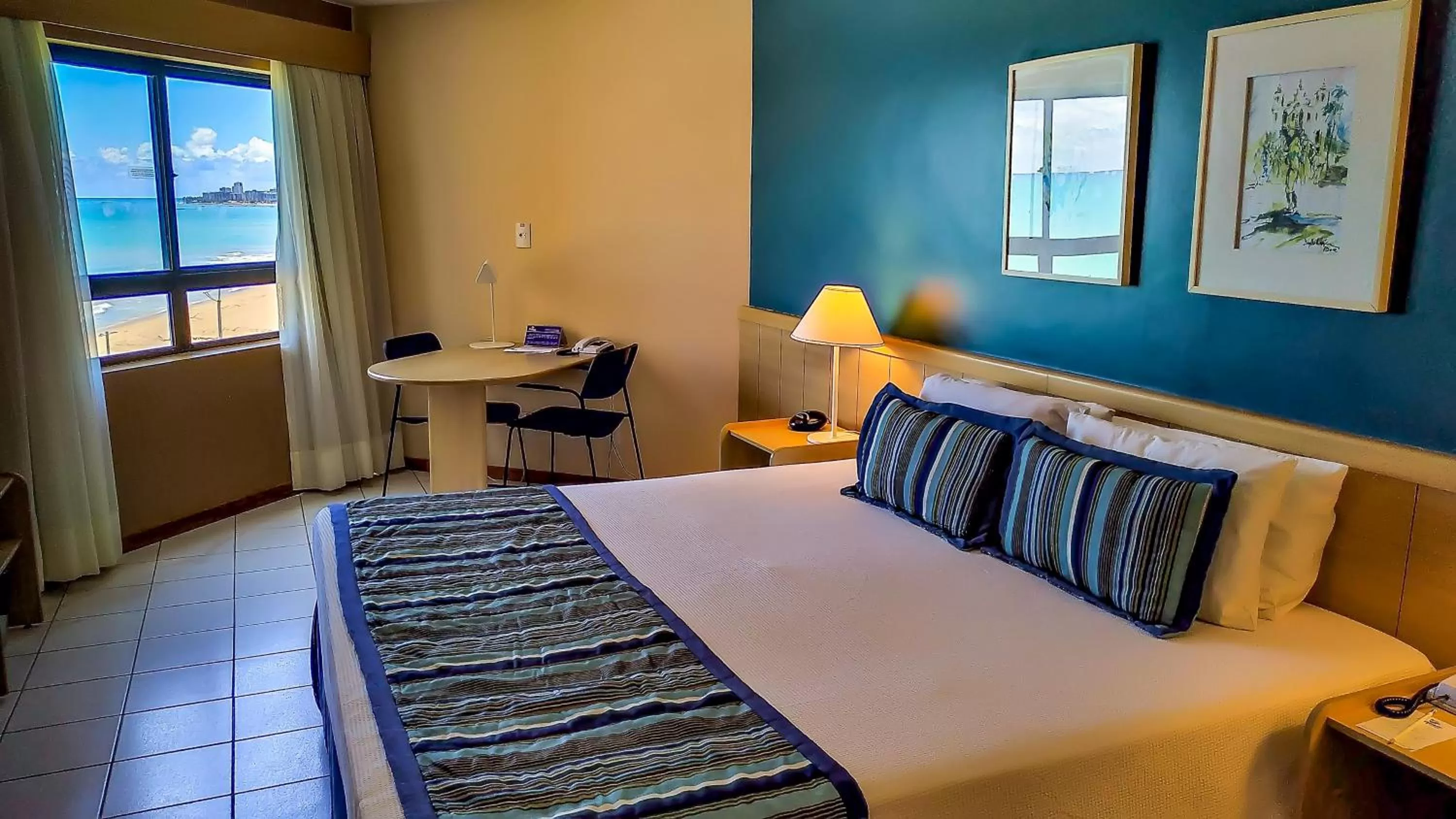 Bed in Reymar Hotel Maceió