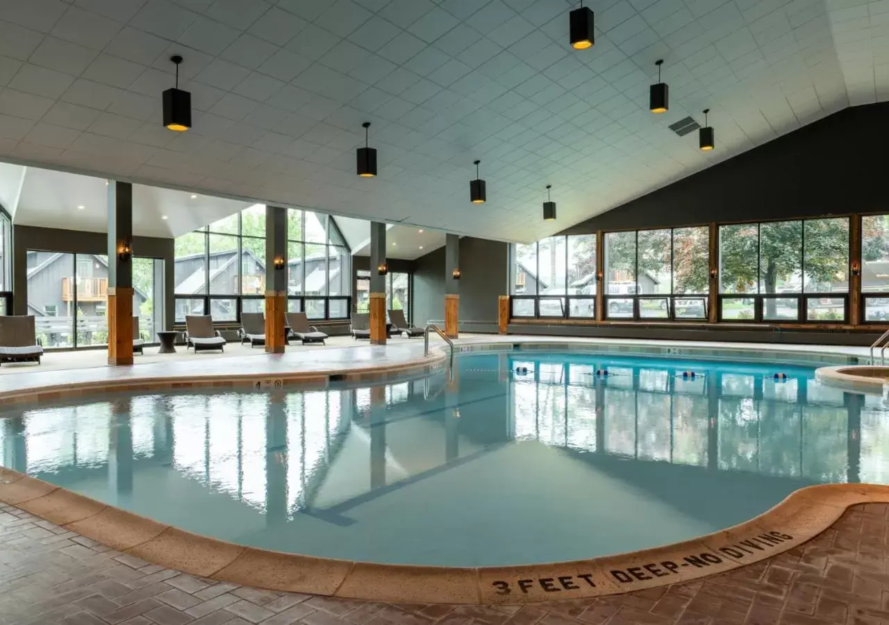 Swimming Pool in Lodge at Schroon Lake