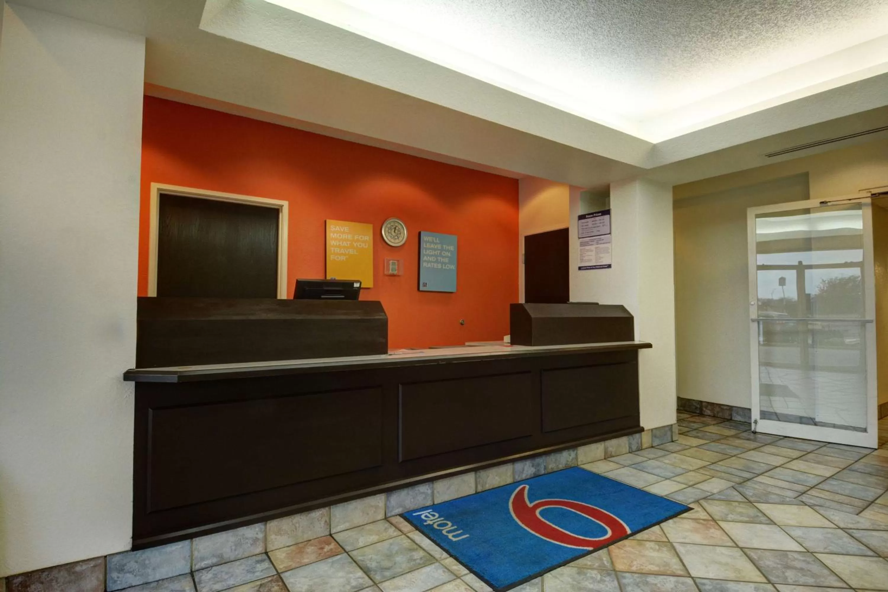 Lobby or reception in Motel 6-Denison, TX