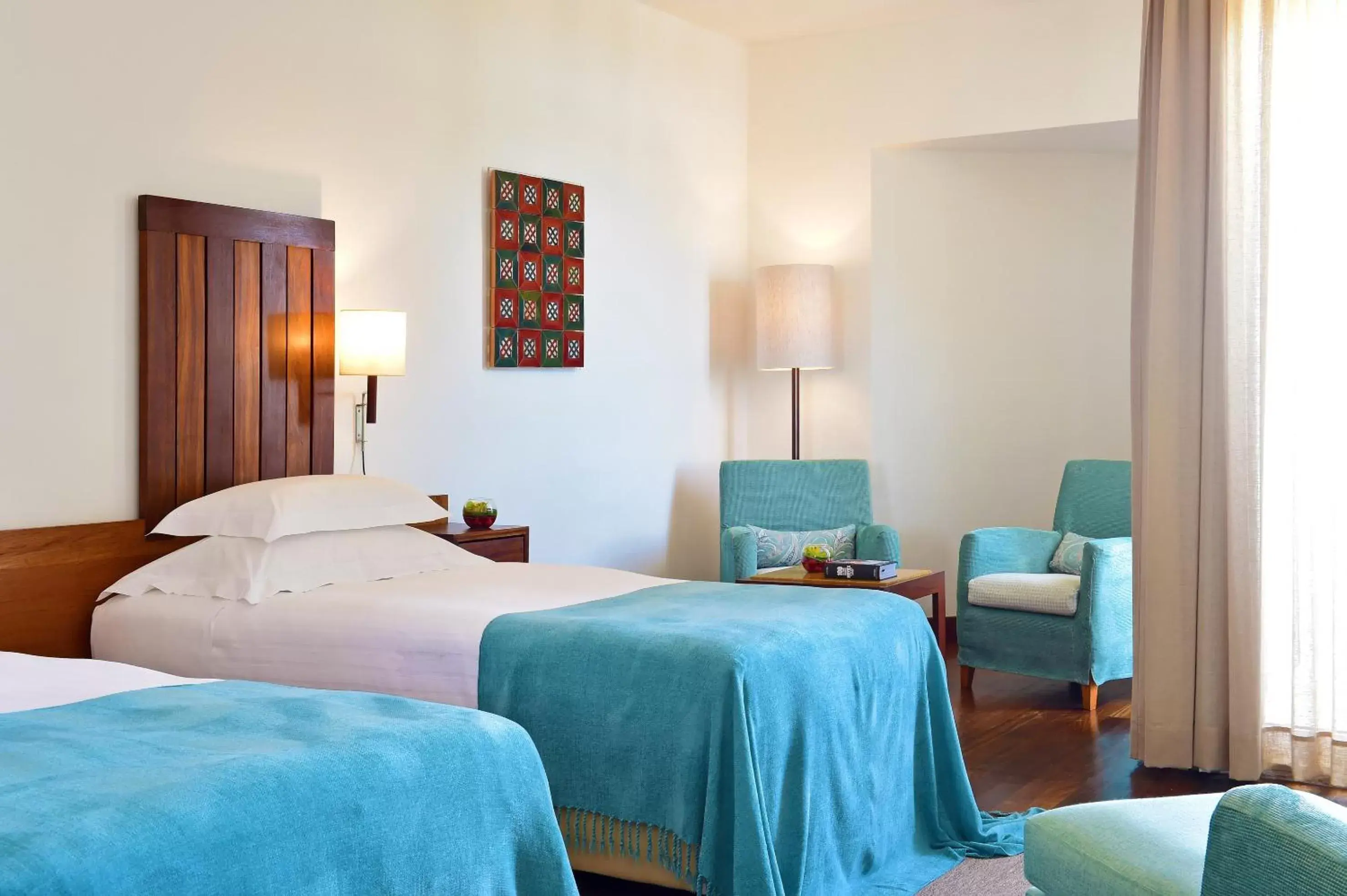 Bed in Pousada Castelo de Alcacer do Sal Bed in Pousada Castelo de Alcacer do Sal