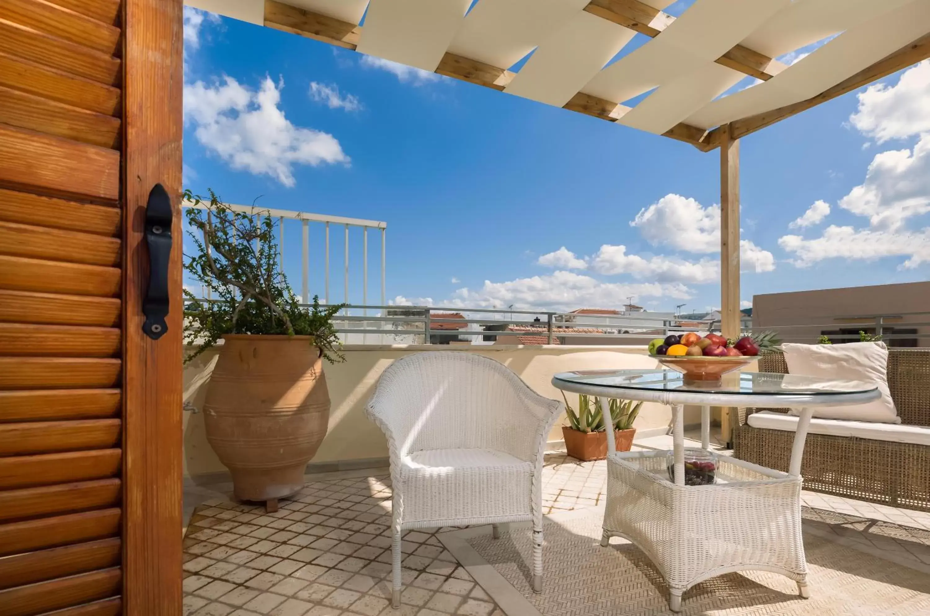 Balcony/Terrace in Avli Lounge Apartments