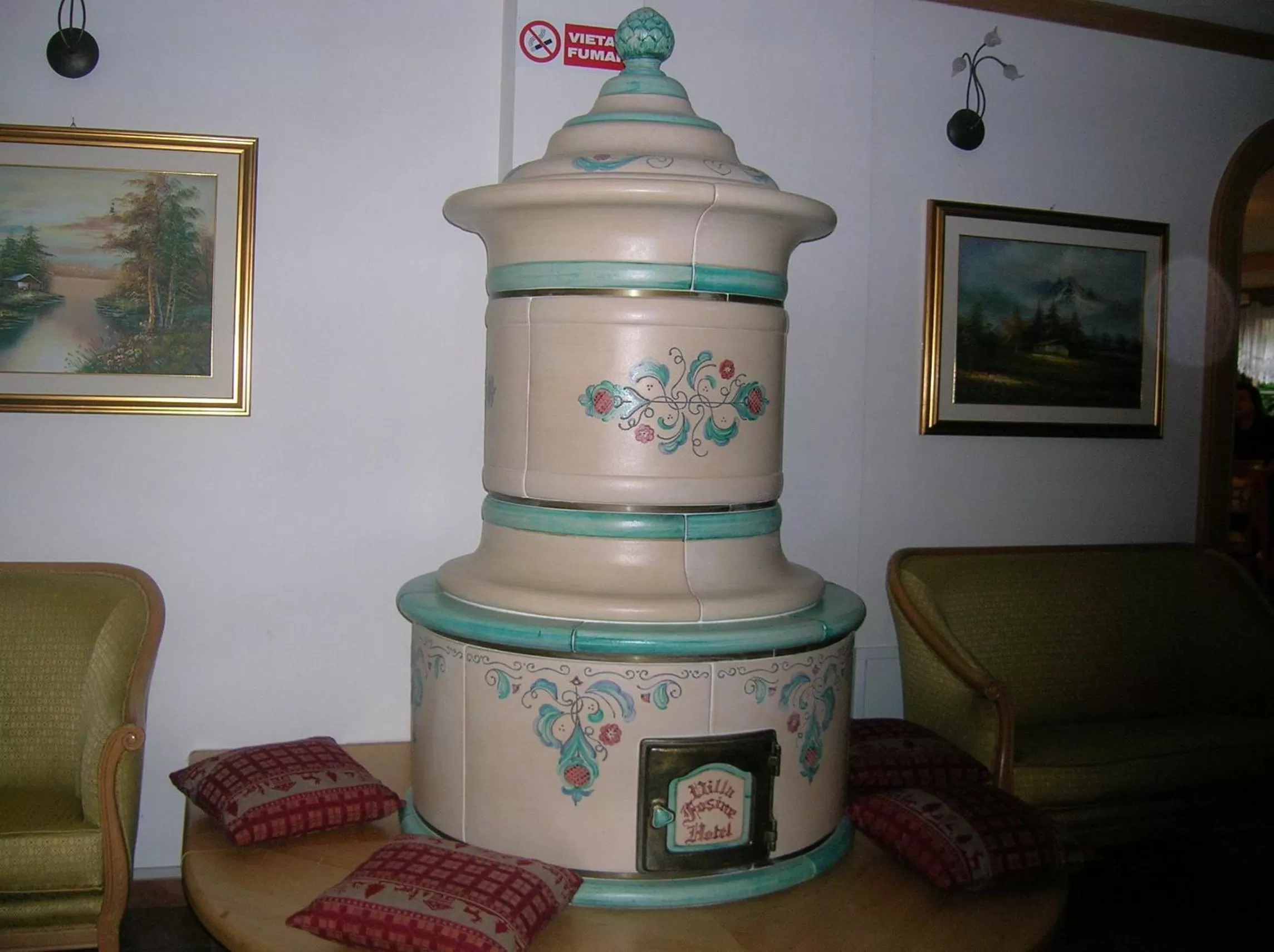 Lobby or reception in Hotel Villa Fosine