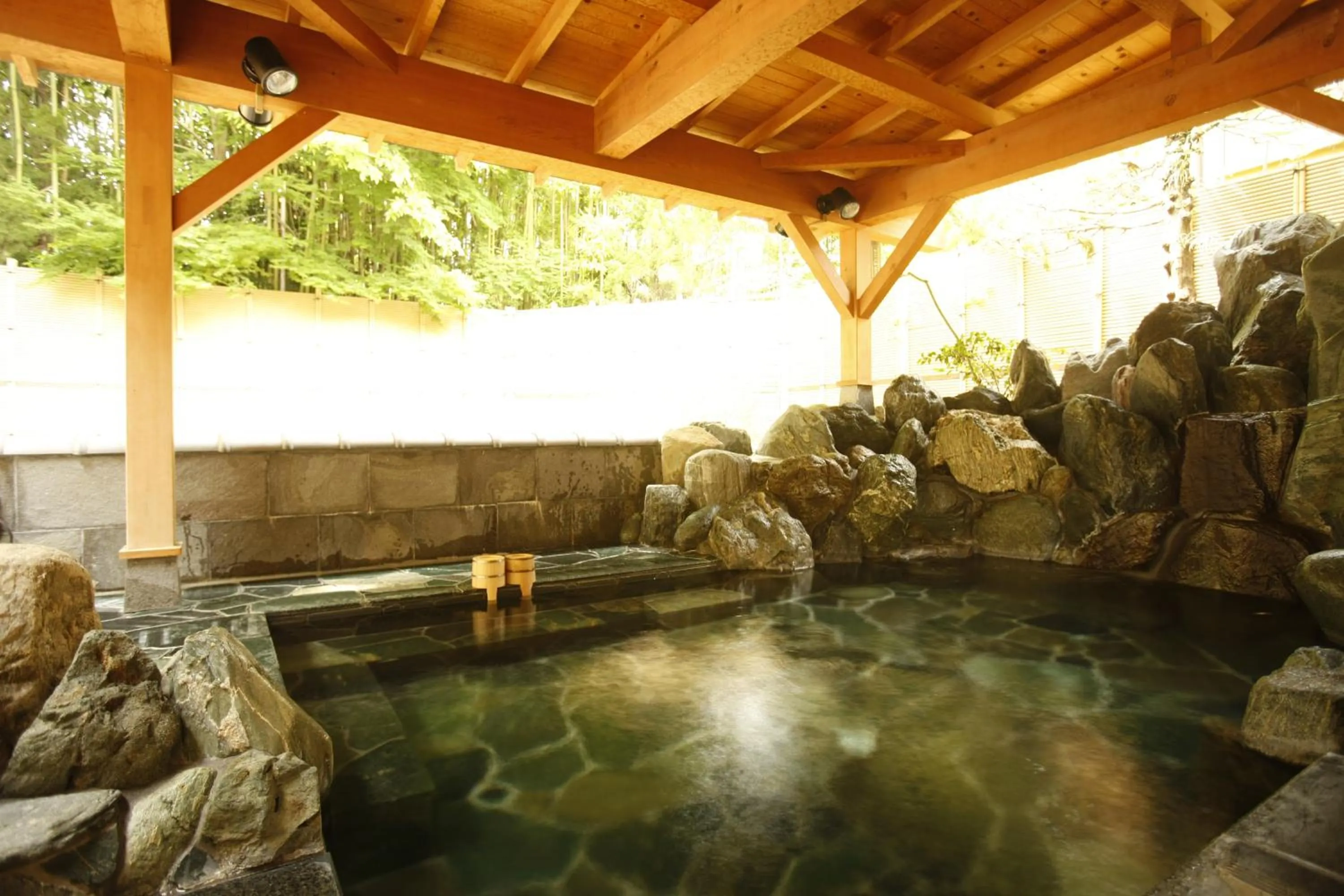 Hot Spring Bath in Biwako Hanakaido