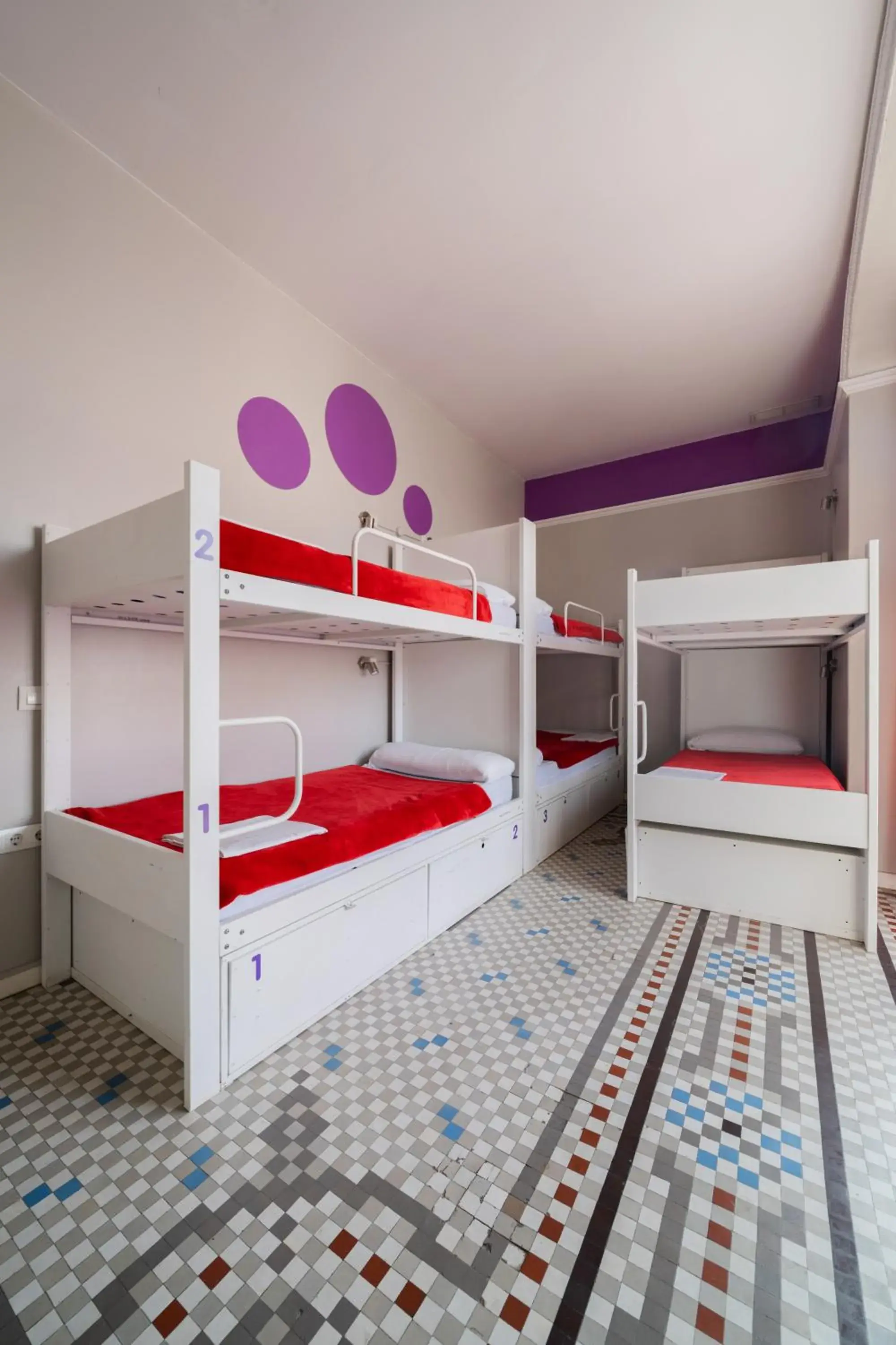 Bunk Bed in Purple Nest Hostel