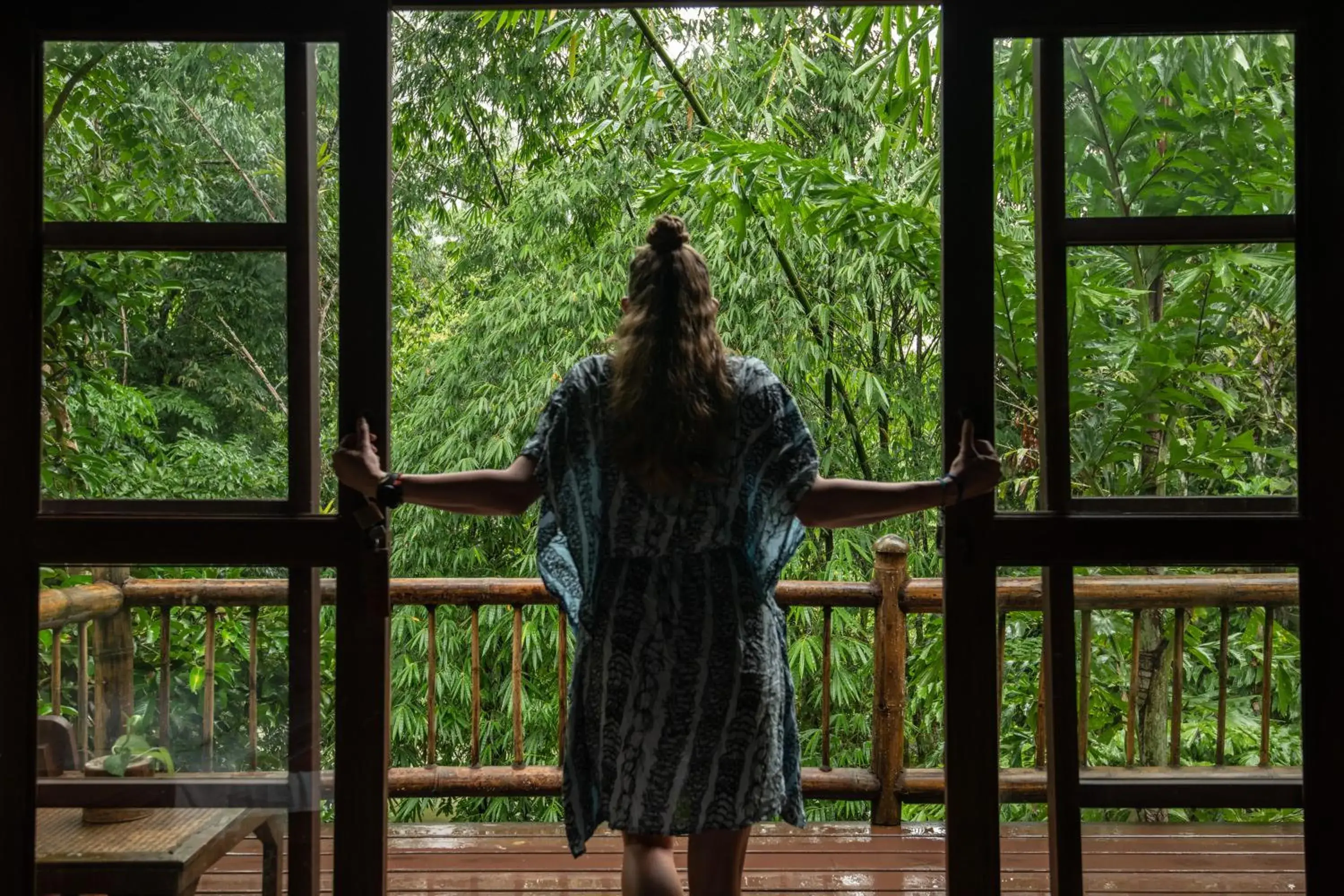 Balcony/Terrace in Our Jungle Camp - Eco Resort SHA Certified