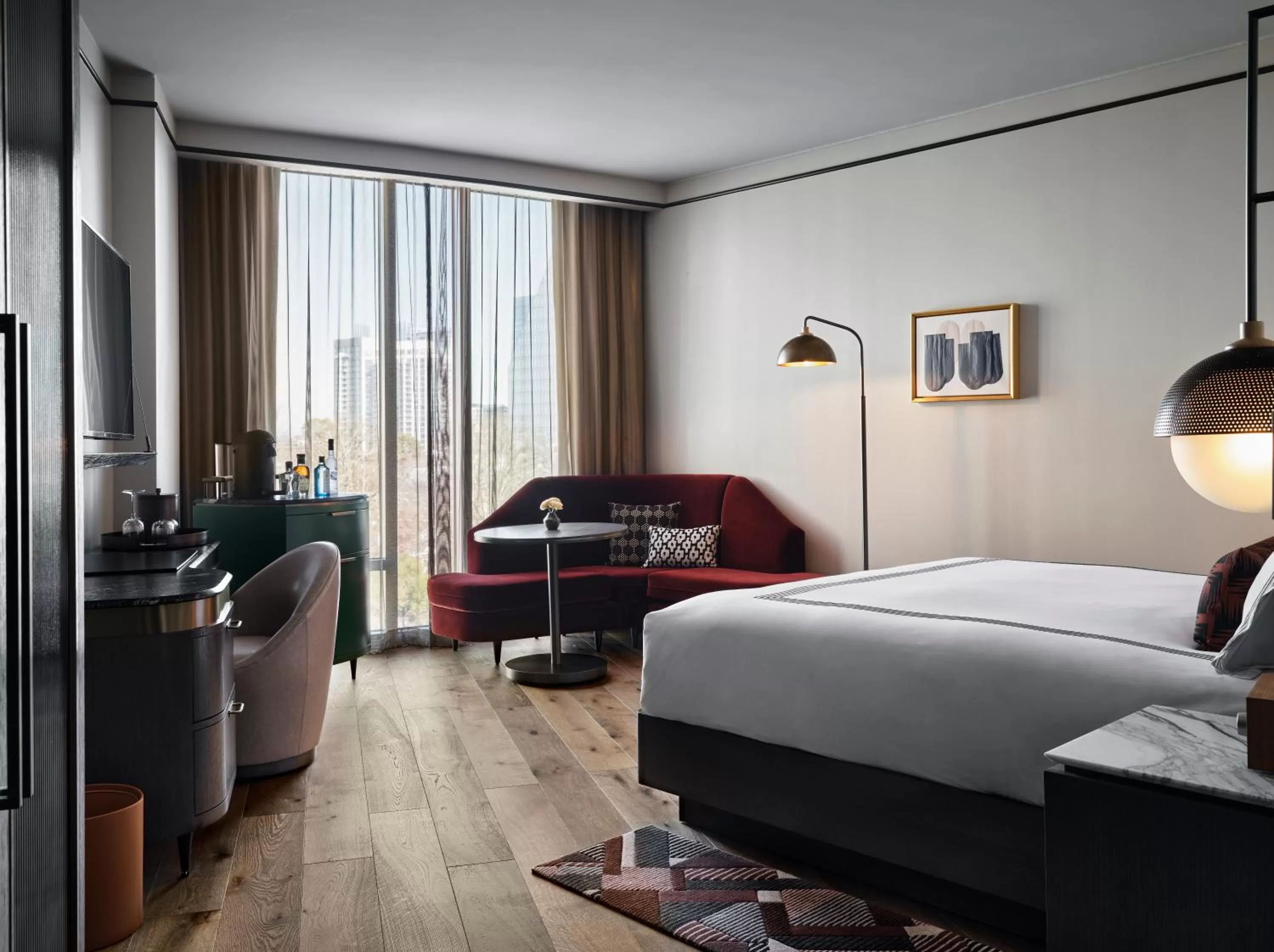 Junior King Suite with City View in Thompson Atlanta Buckhead, part of Hyatt