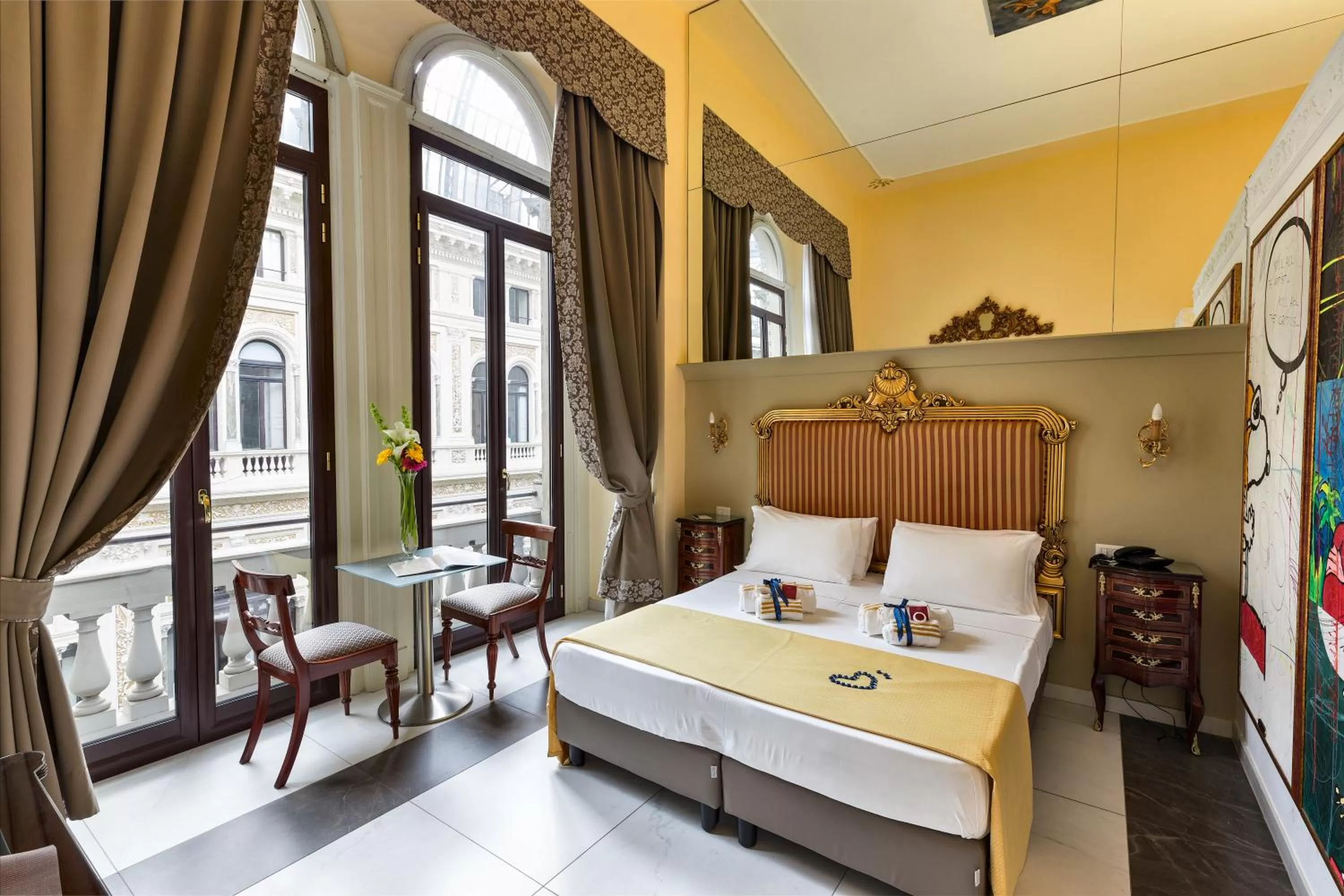 Photo of the whole room, Bed in Hotel Art Resort Galleria Umberto