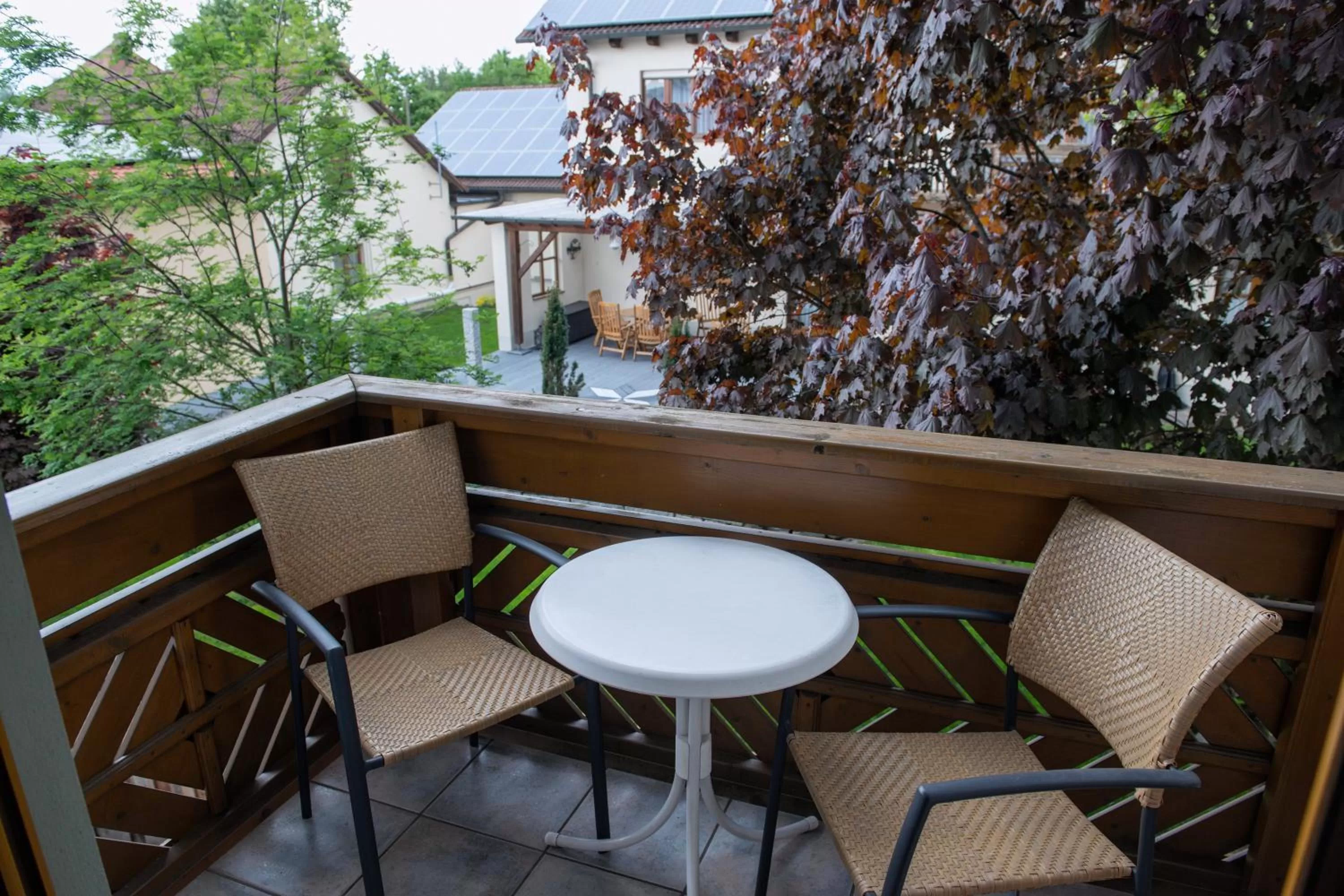Balcony/Terrace in Hotel garni Hopfengold
