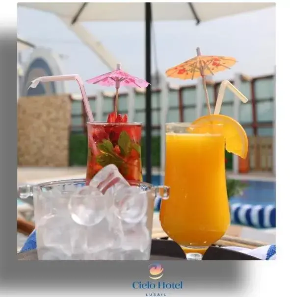 Drinks in Cielo Hotel Lusail Qatar