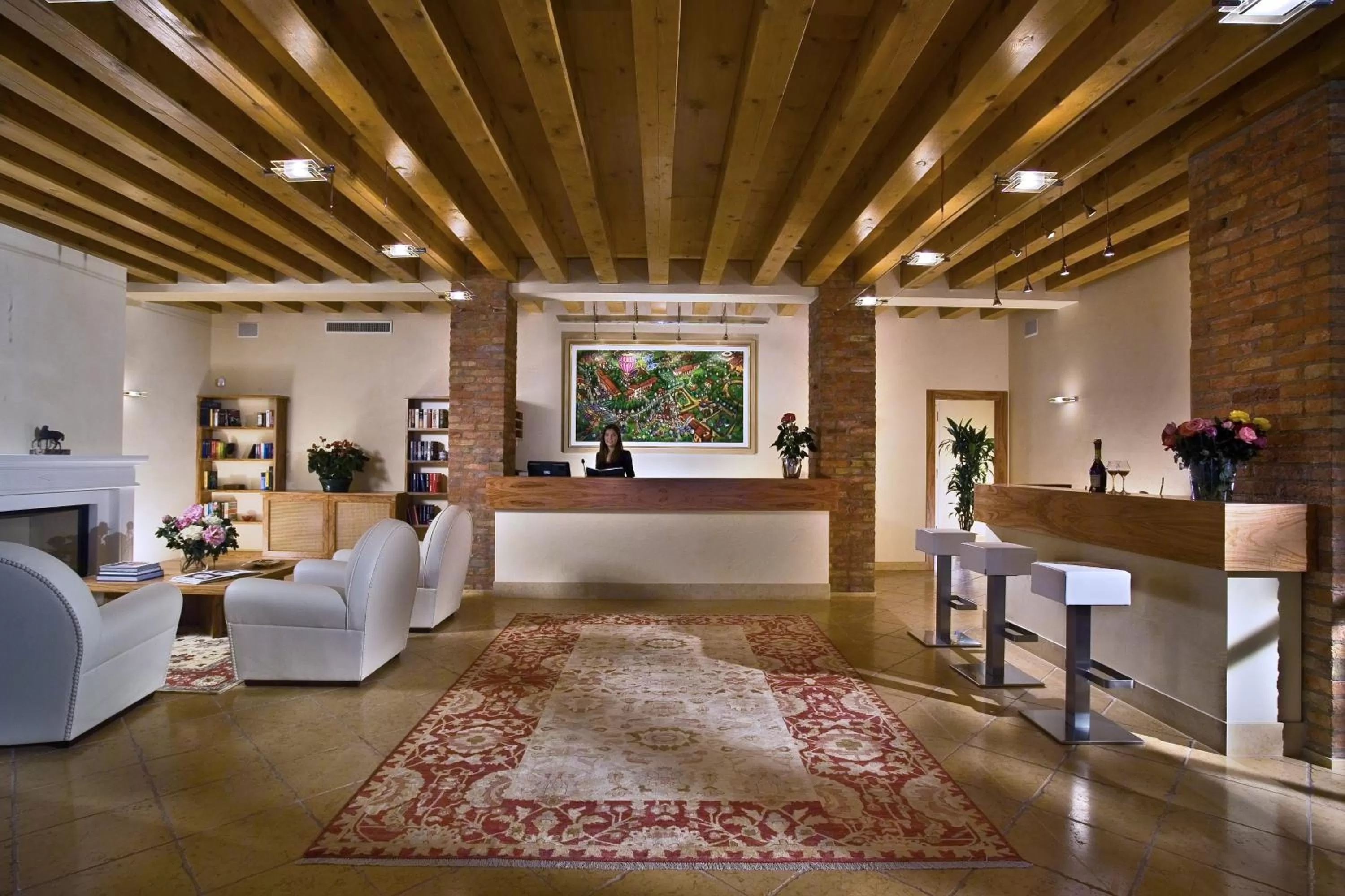 Lobby or reception in Ca' Murà Natura e Resort