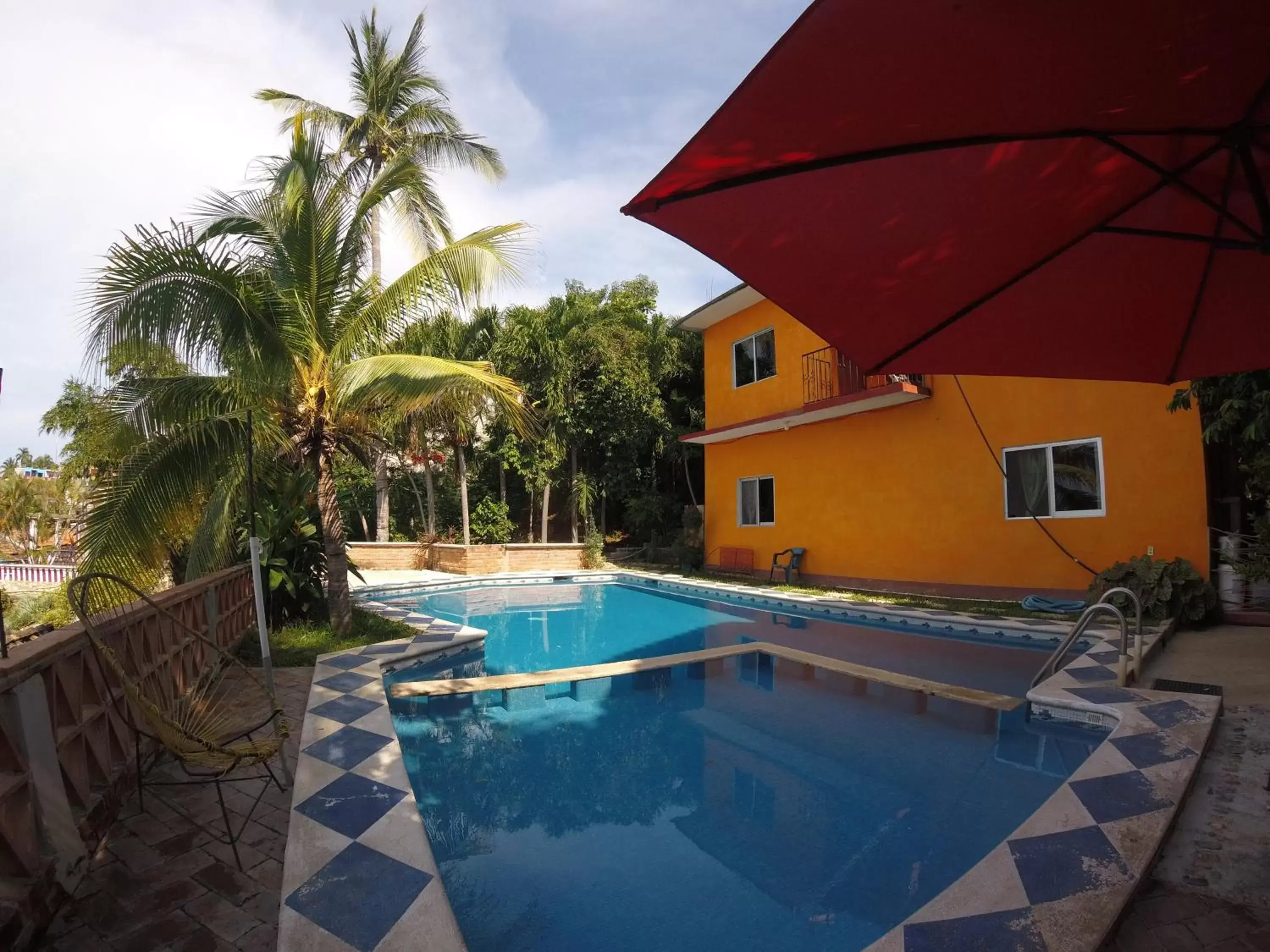 Swimming Pool in Hotel Cabañas Pepe