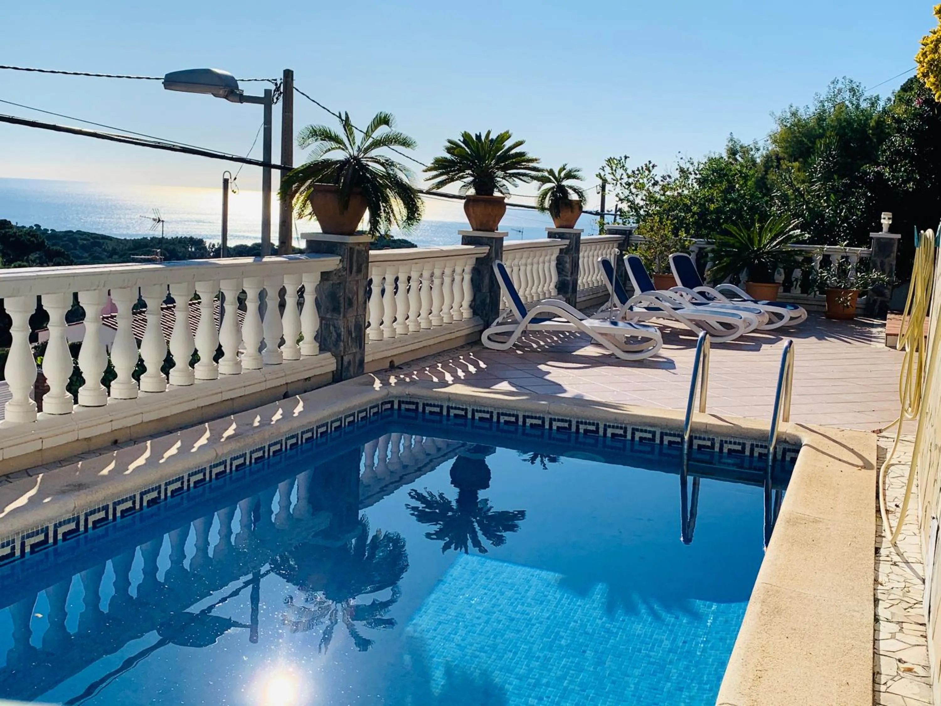 View (from property/room), Swimming Pool in Mediterranean Villa Investingspain sea view and pool