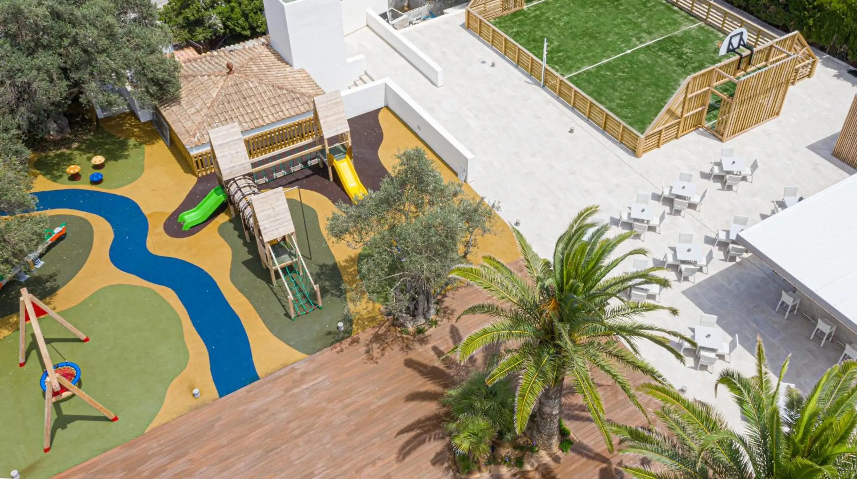 Children play ground, Bird's-eye View in JS Portocolom Suites