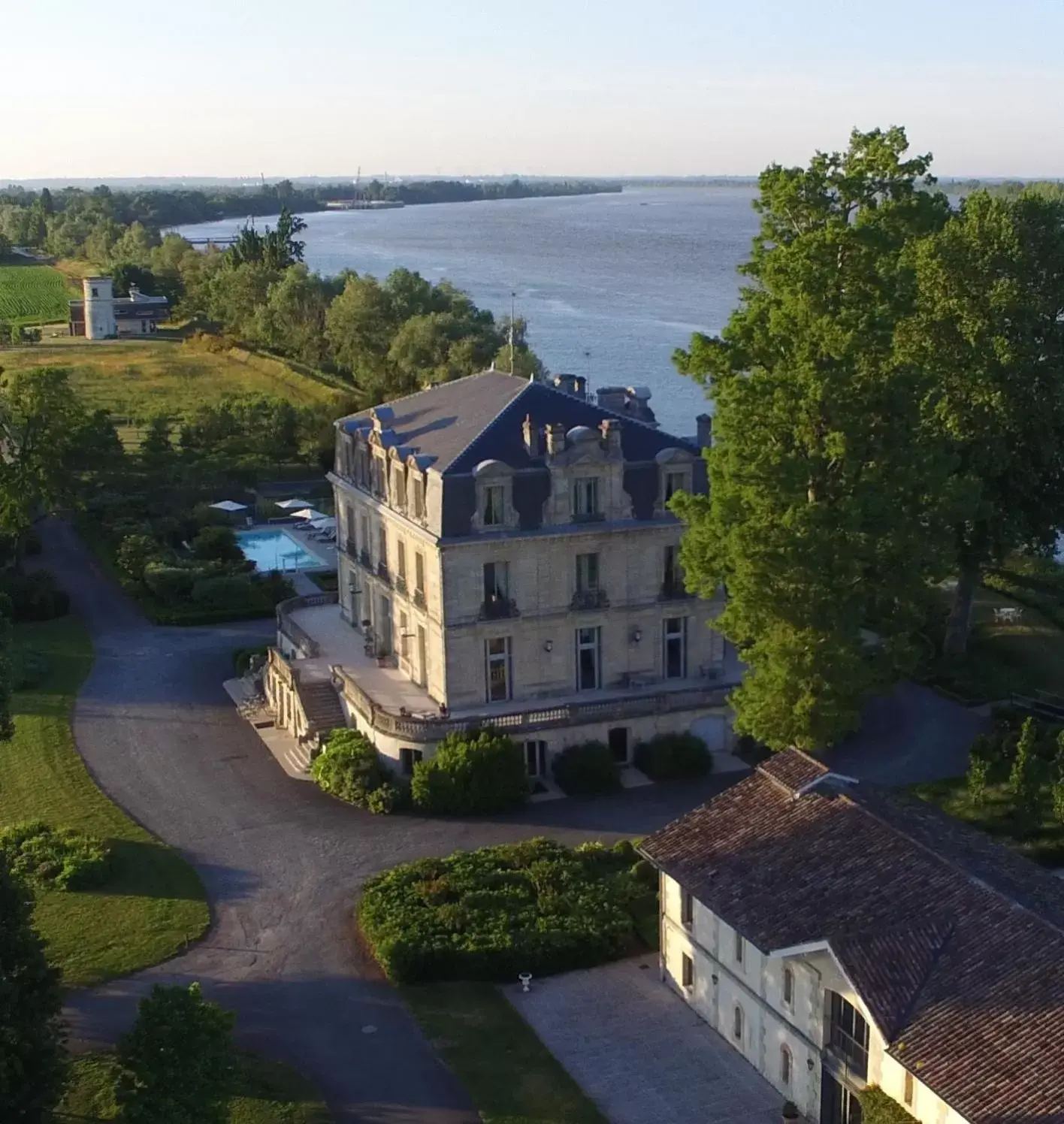 Garden view, Bird's-eye View in Château Grattequina Hôtel