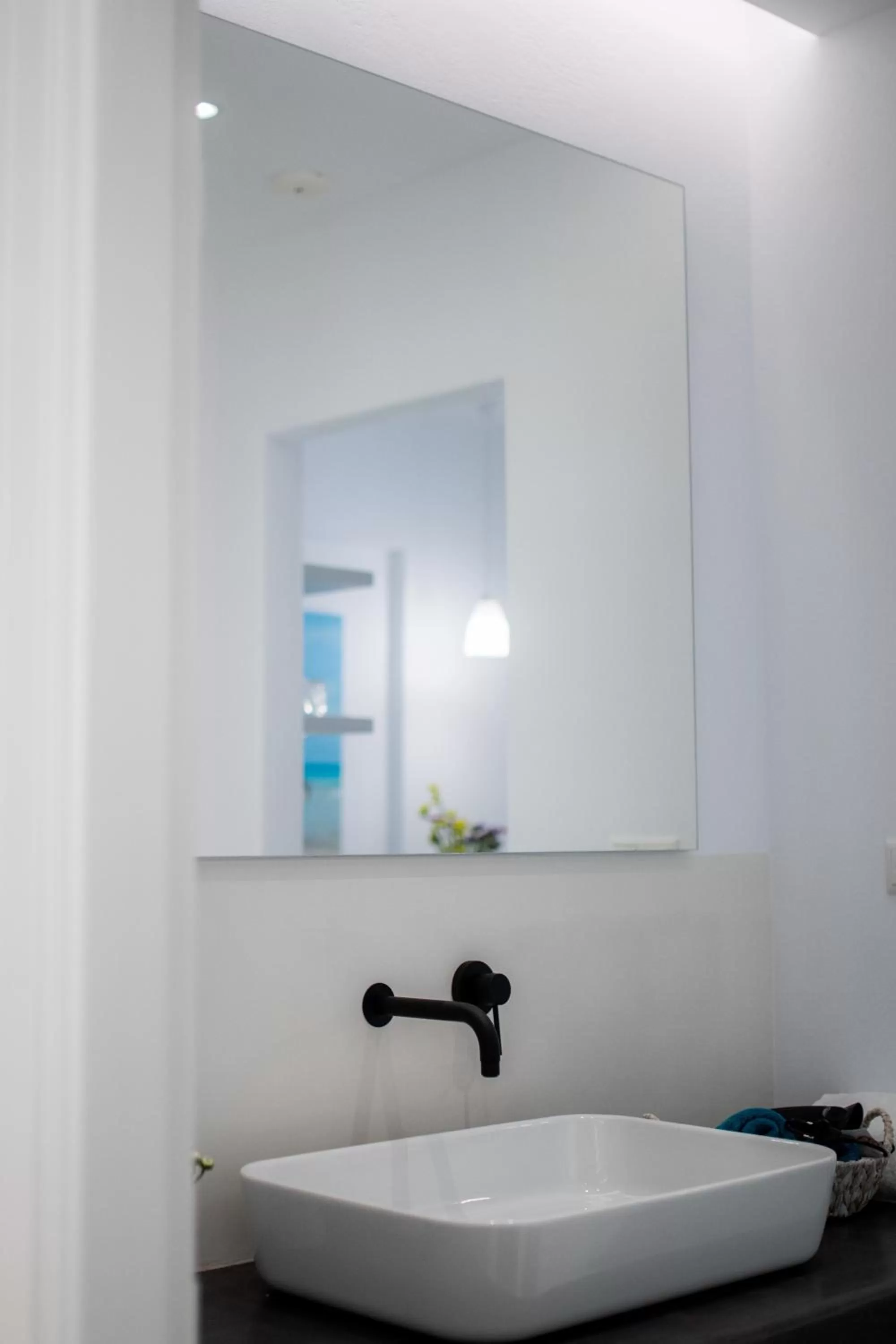 Shower in Arco Naxos Luxury Apartments