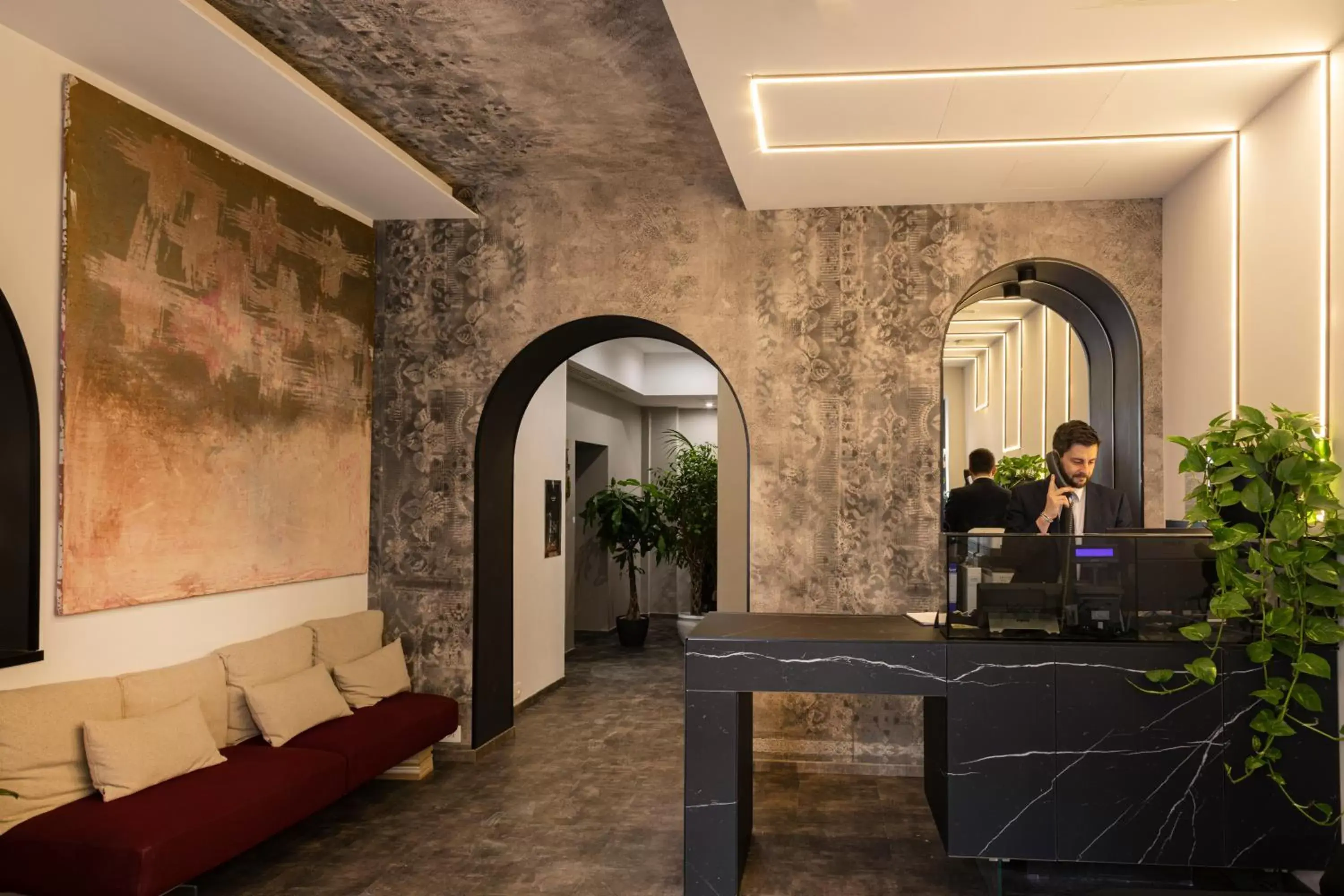 Lobby or reception in Hotel Regno