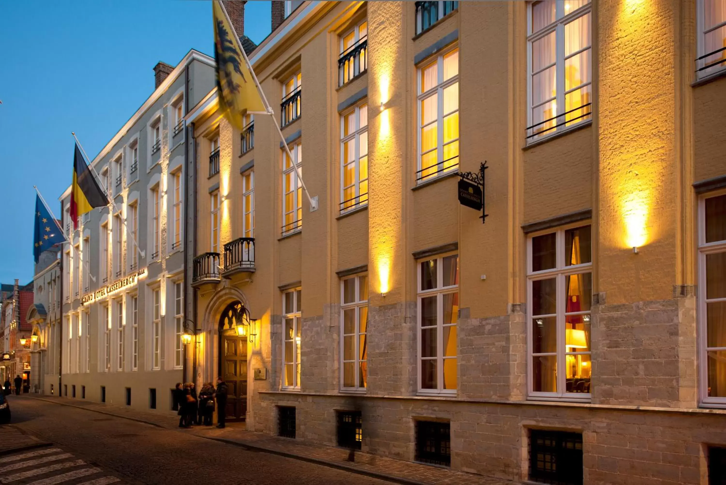 Facade/entrance in Grand Hotel Casselbergh Brugge