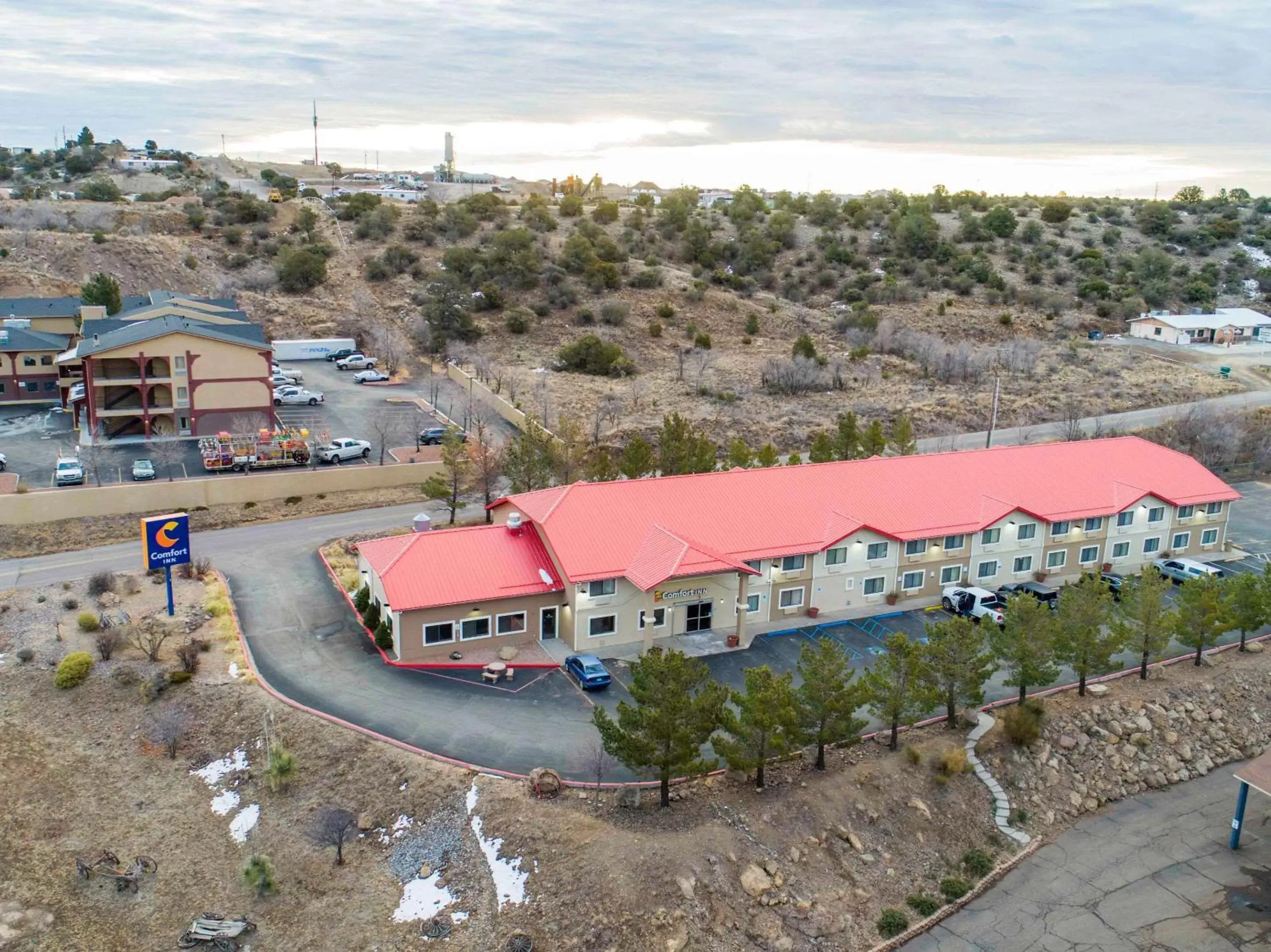 Property building, Bird's-eye View in Comfort Inn Near Gila National Forest