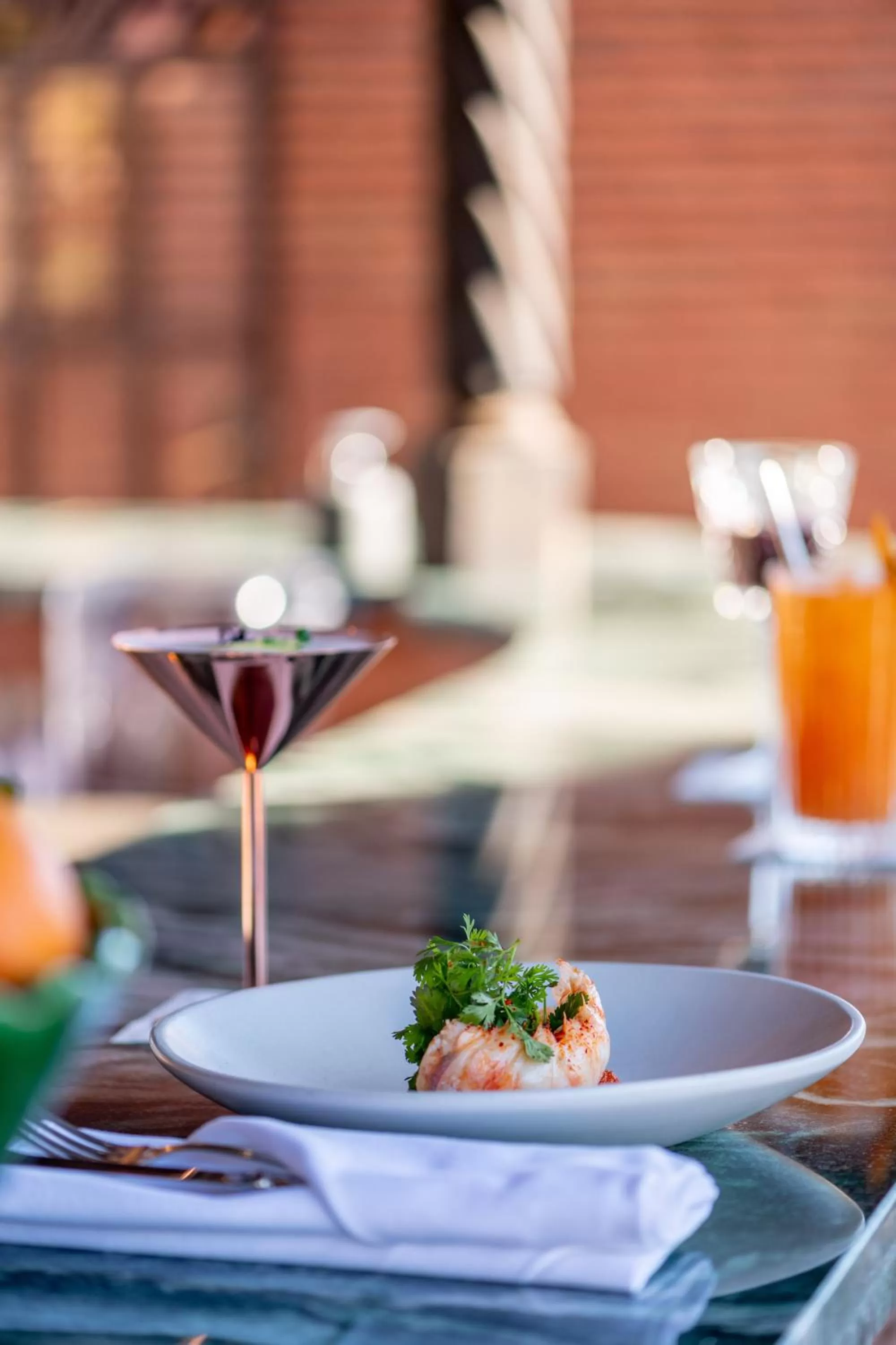 Food and drinks in La Sultana Marrakech