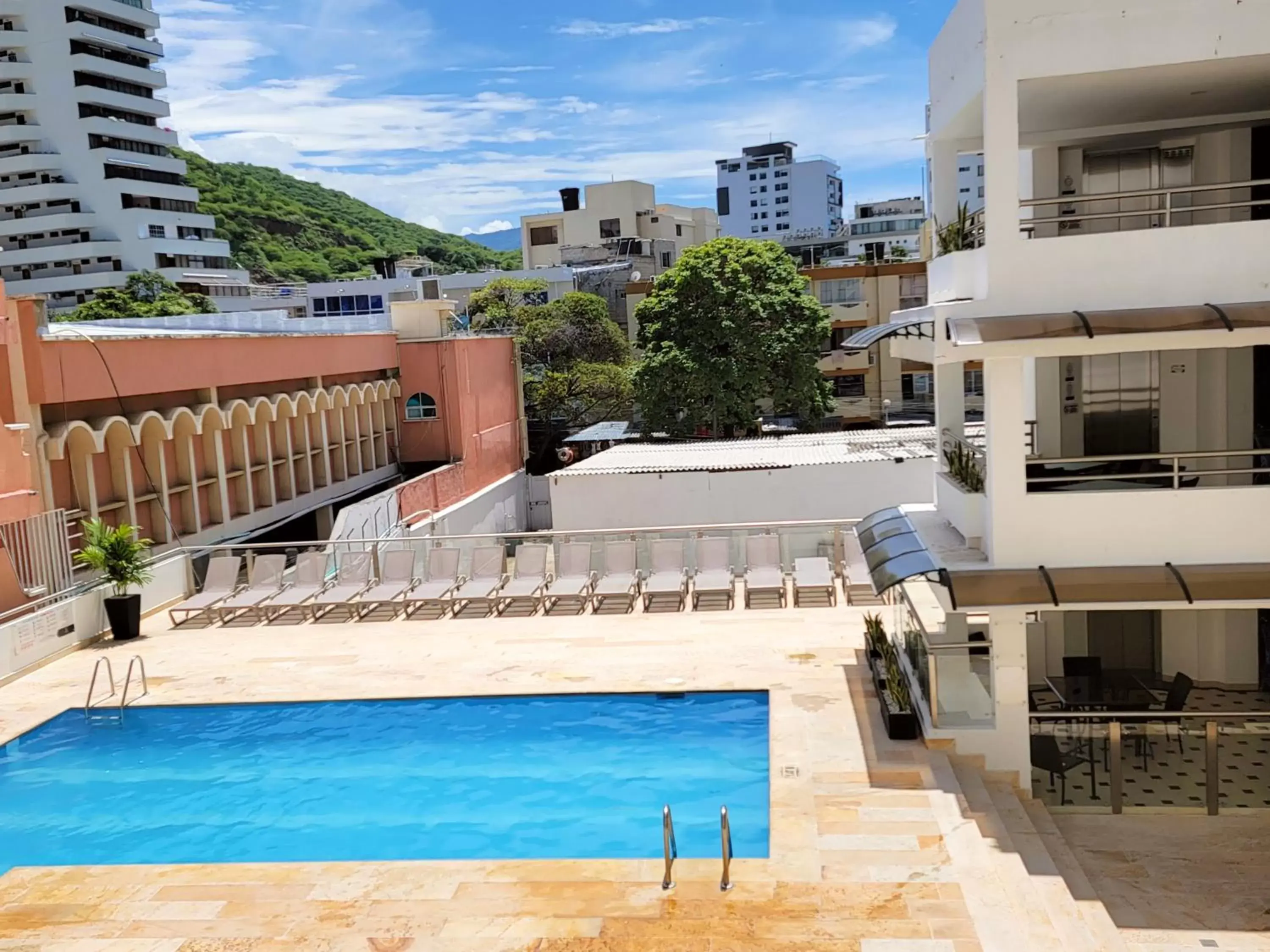 Pool View in Hotel Arhuaco