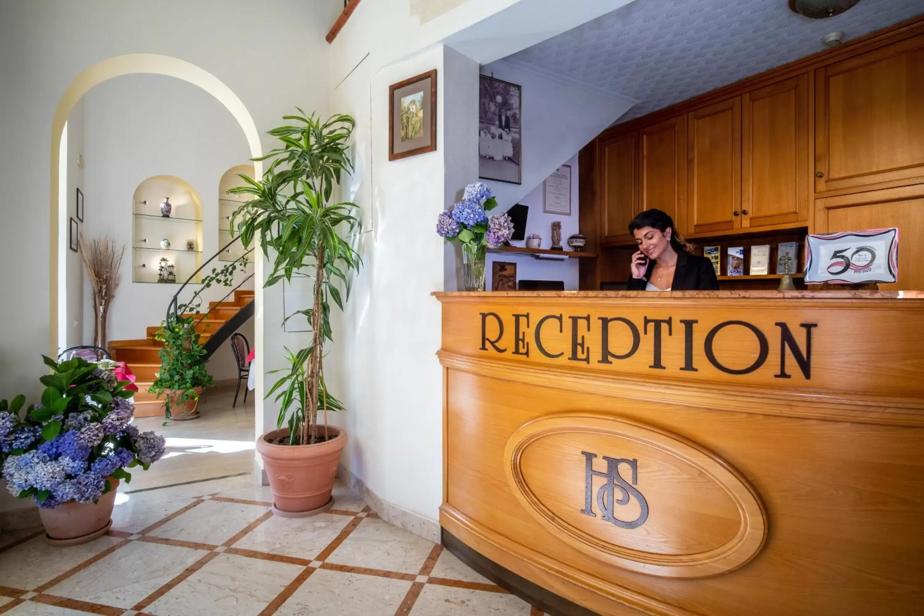 Staff, Lobby/Reception in Hotel Savoia Sorrento