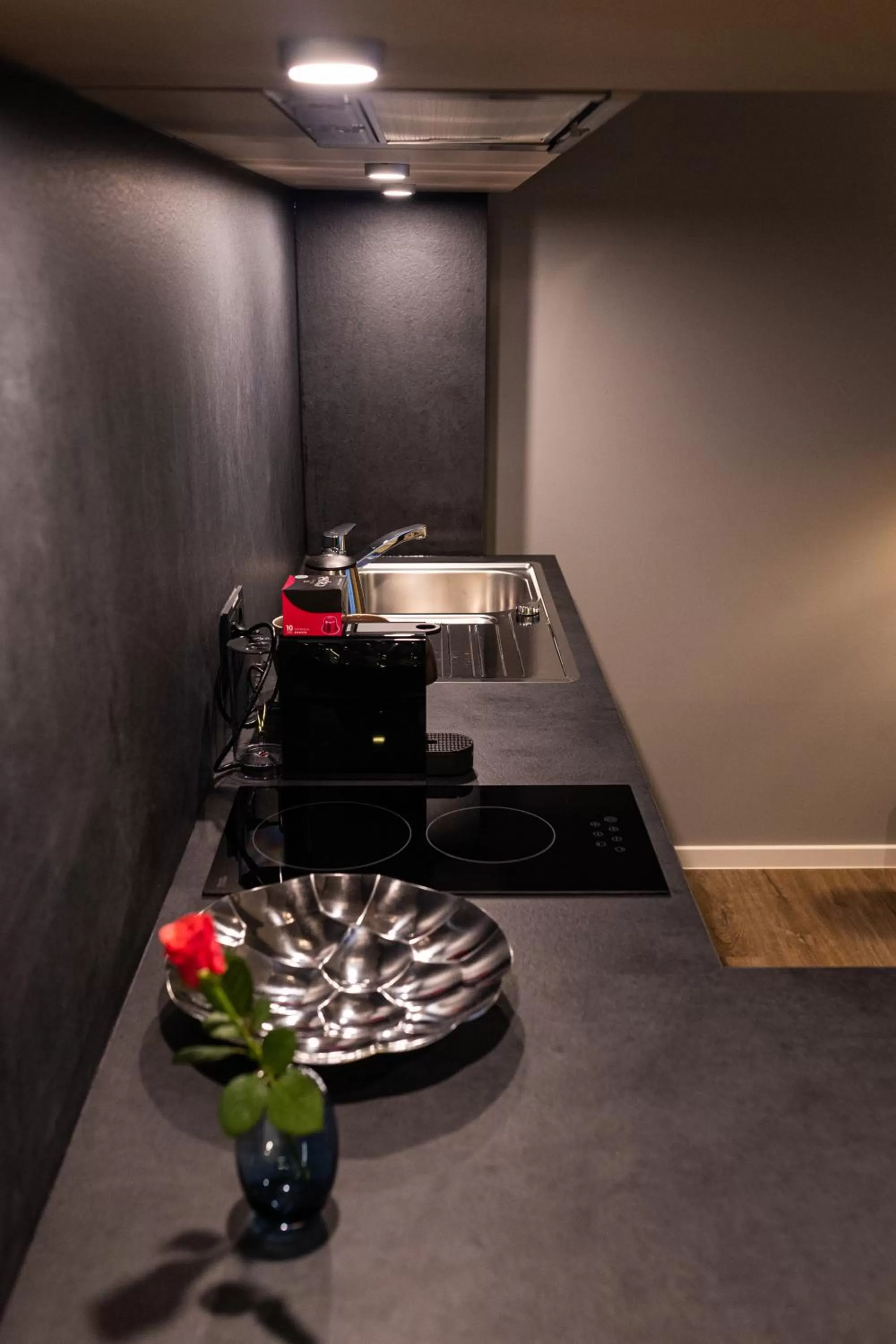 Kitchen or kitchenette in Kranz Parkhotel