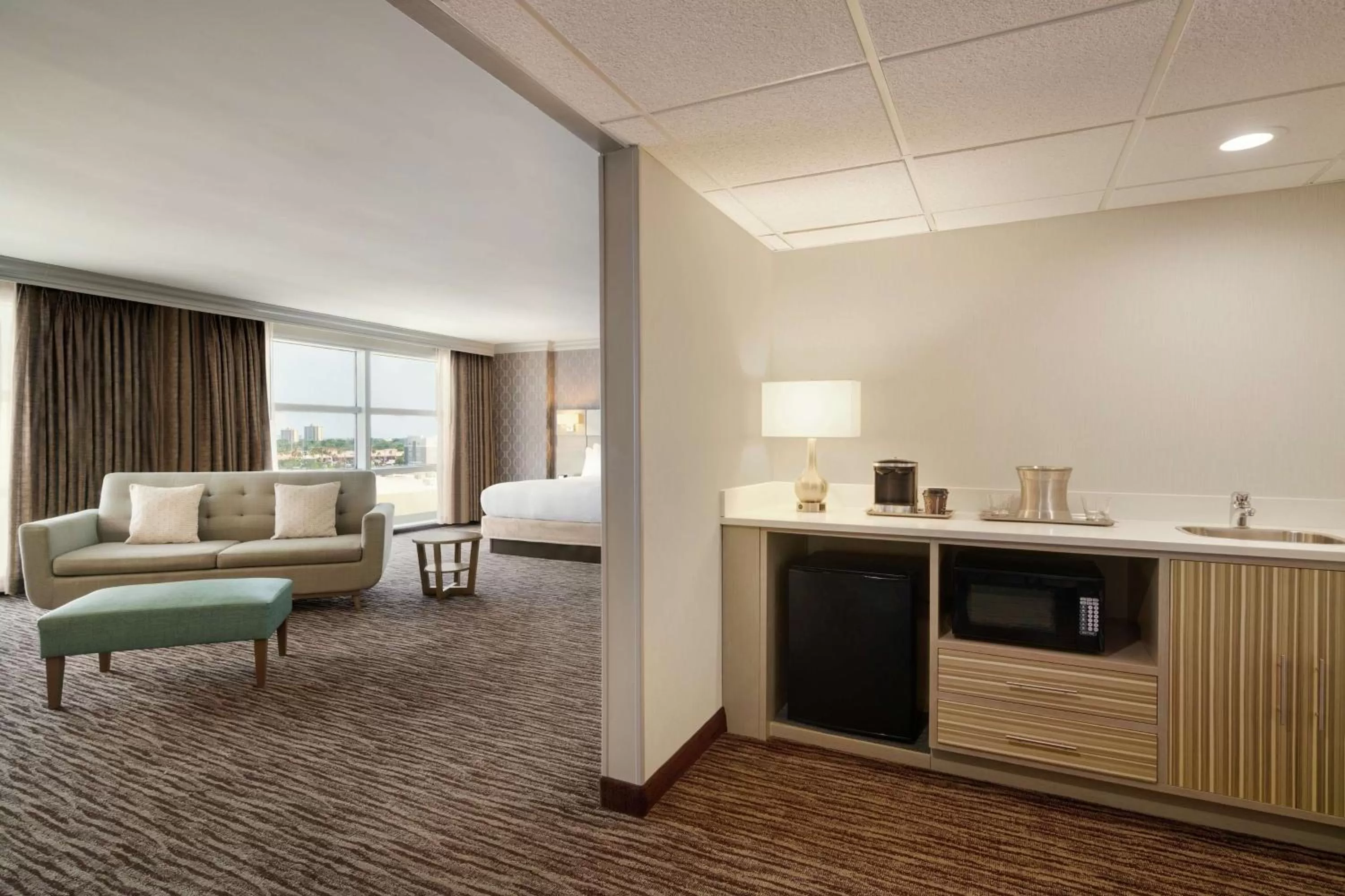 Living room in Hilton Melbourne, FL