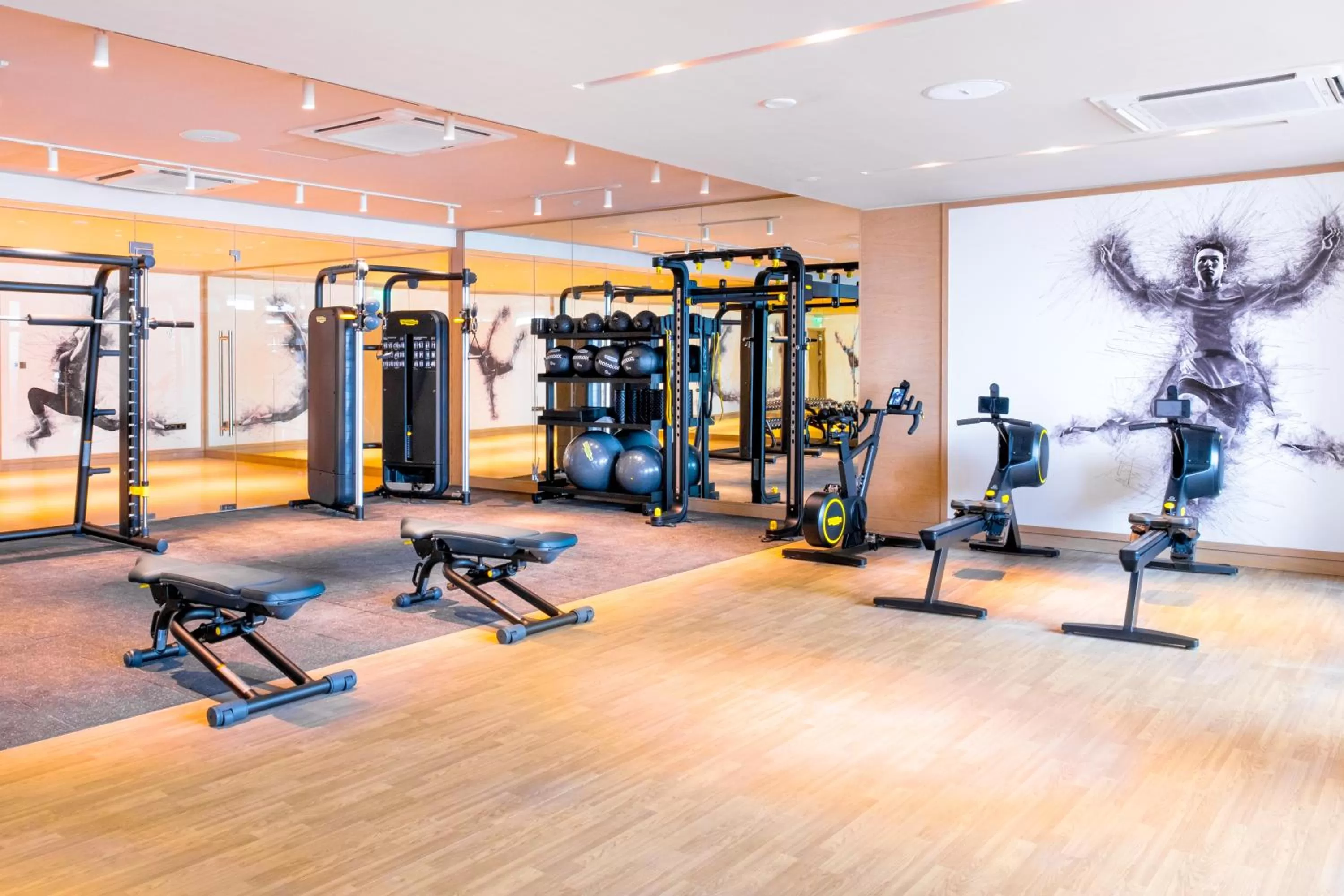 Fitness centre/facilities in Hilton Kinshasa