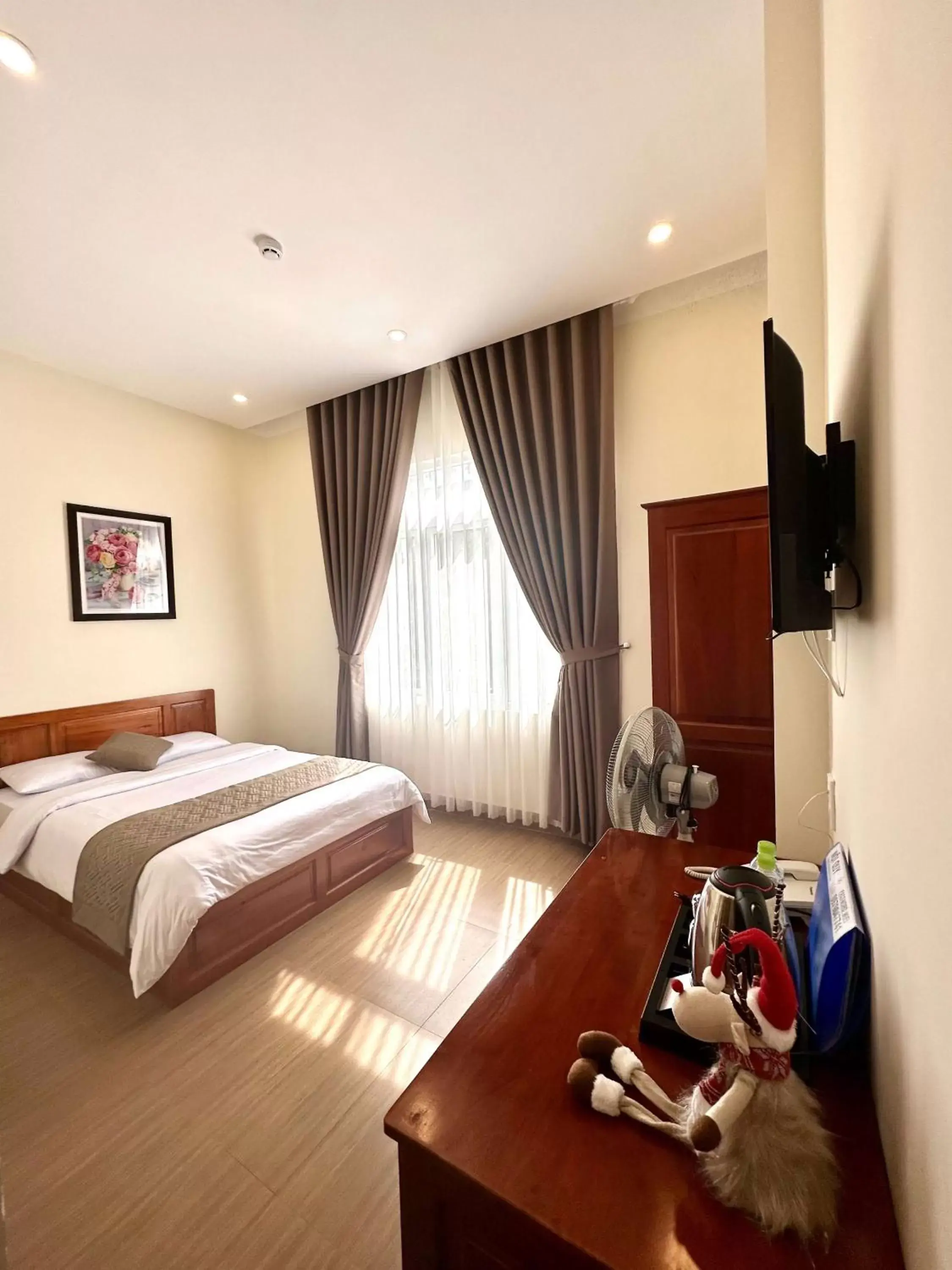 Bed in Nam Xuan Premium Hotel