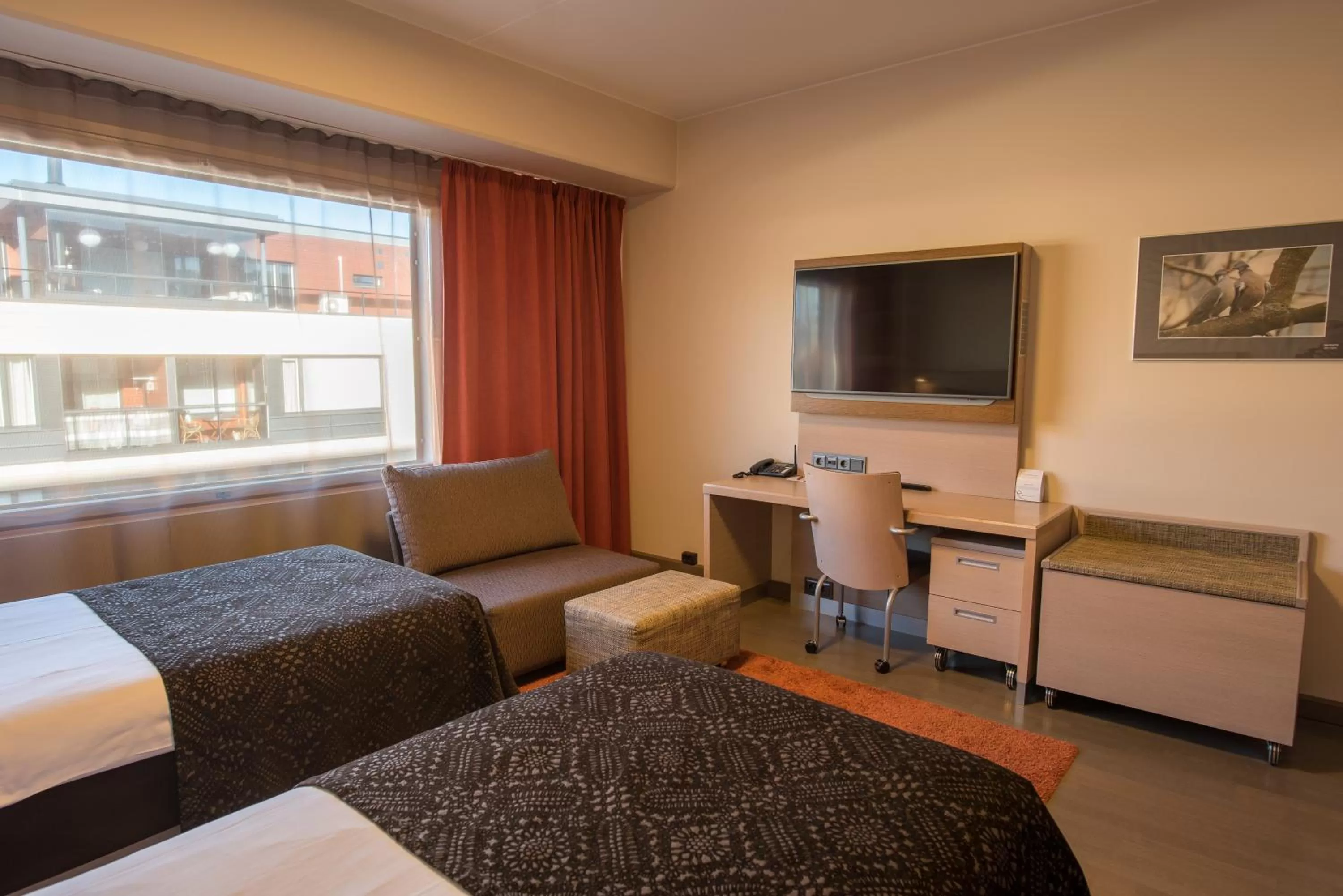 Photo of the whole room, Bed in Original Sokos Hotel Vaakuna Joensuu