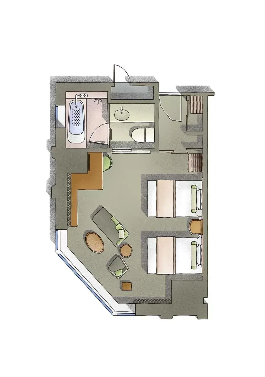 Floor Plan in JR Tower Hotel Nikko Sapporo